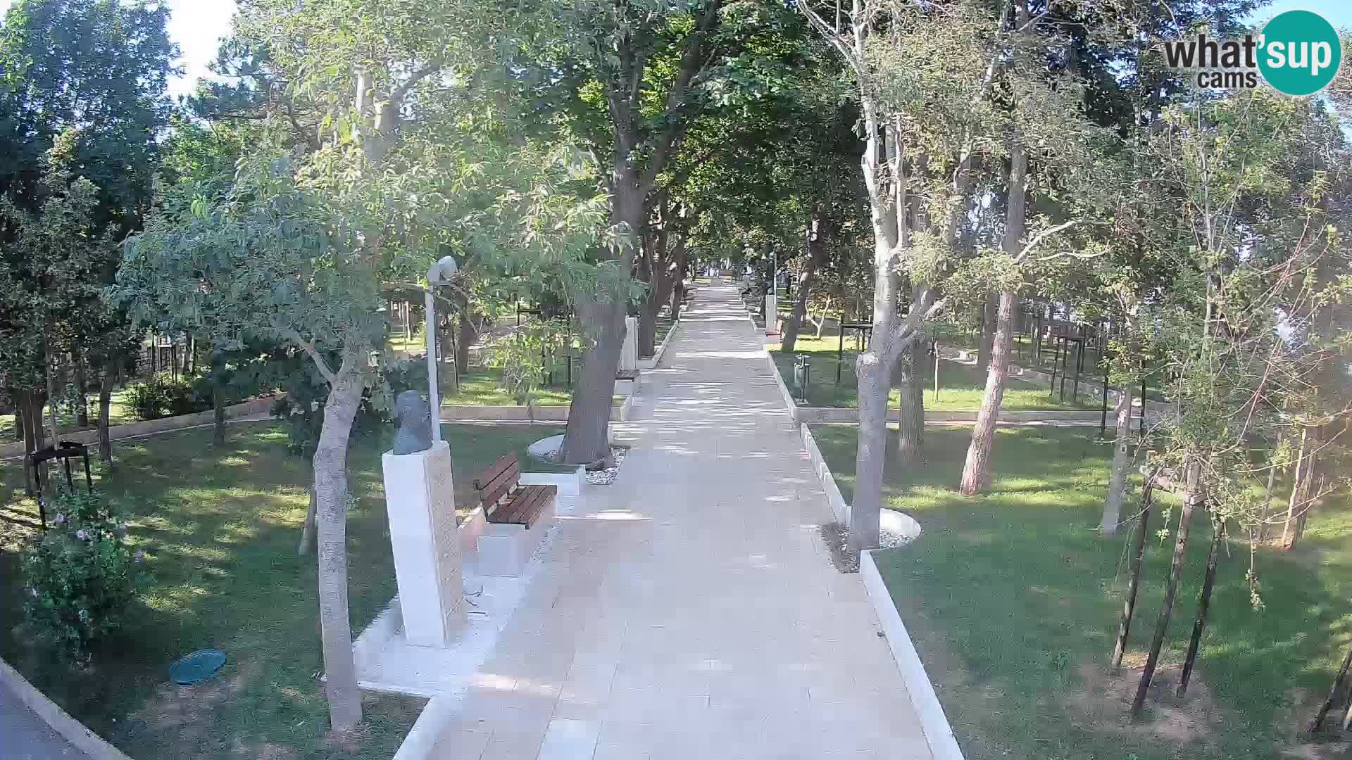 Writers’ Park Webcam Senj – Live by the Sea