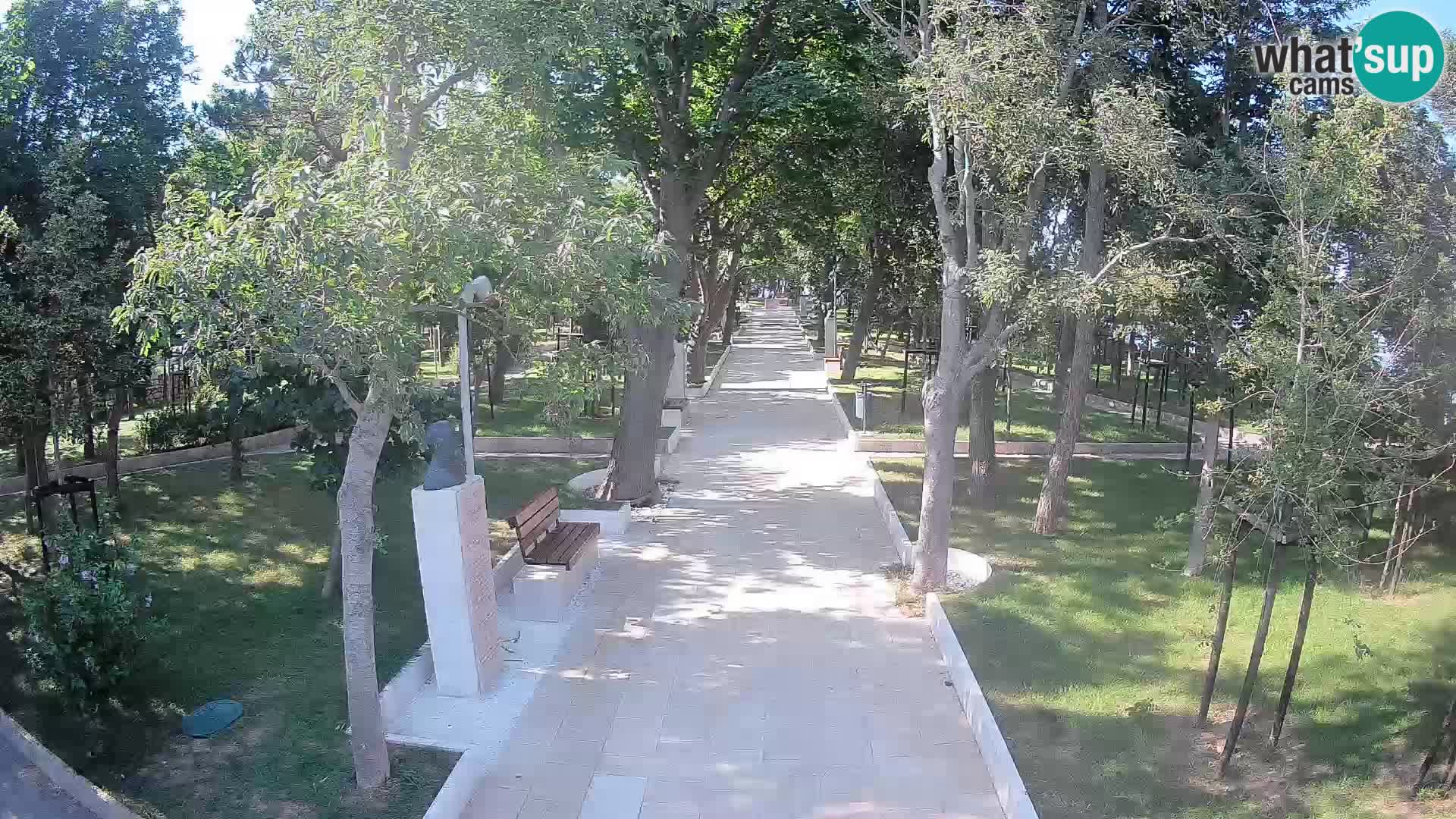 Webcam Schriftstellerpark Senj – Live am Meer