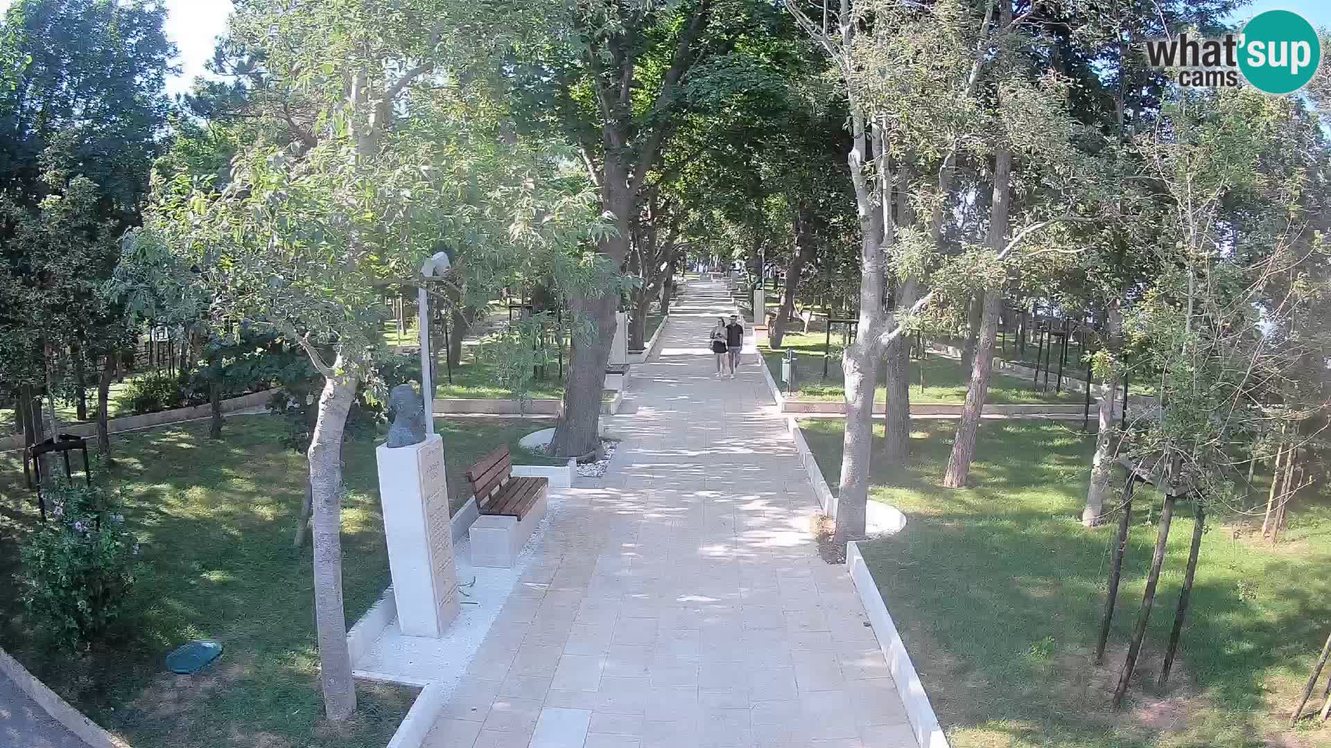 Webcam Schriftstellerpark Senj – Live am Meer