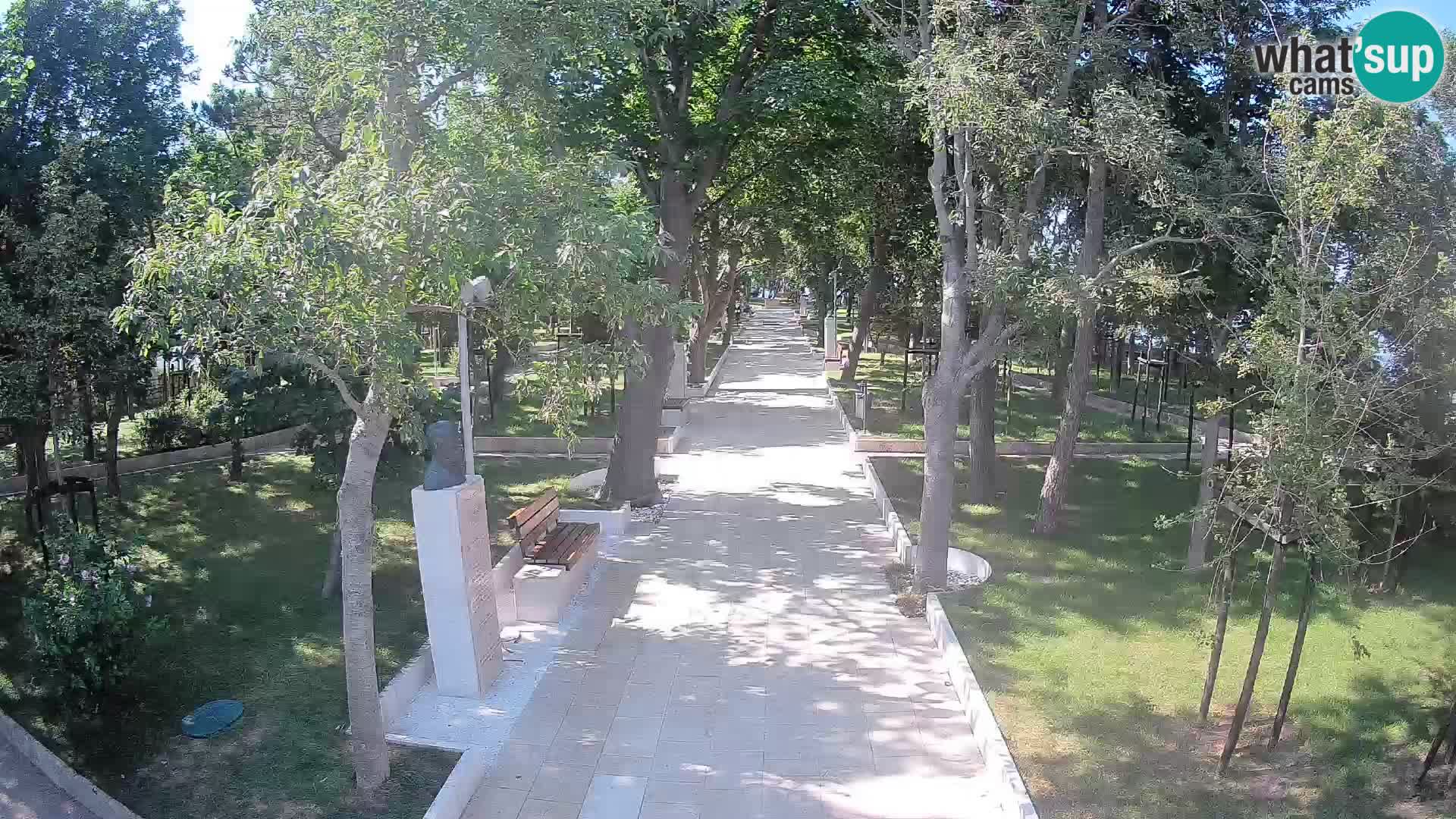 Writers’ Park Webcam Senj – Live by the Sea
