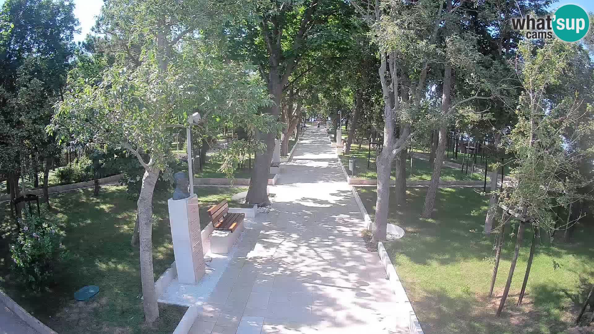 Writers’ Park Webcam Senj – Live by the Sea