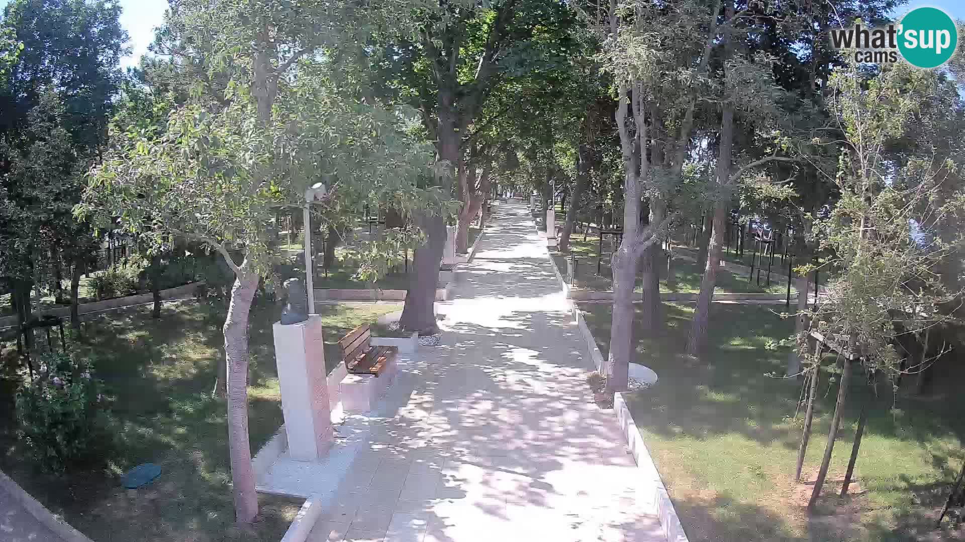 Writers’ Park Webcam Senj – Live by the Sea