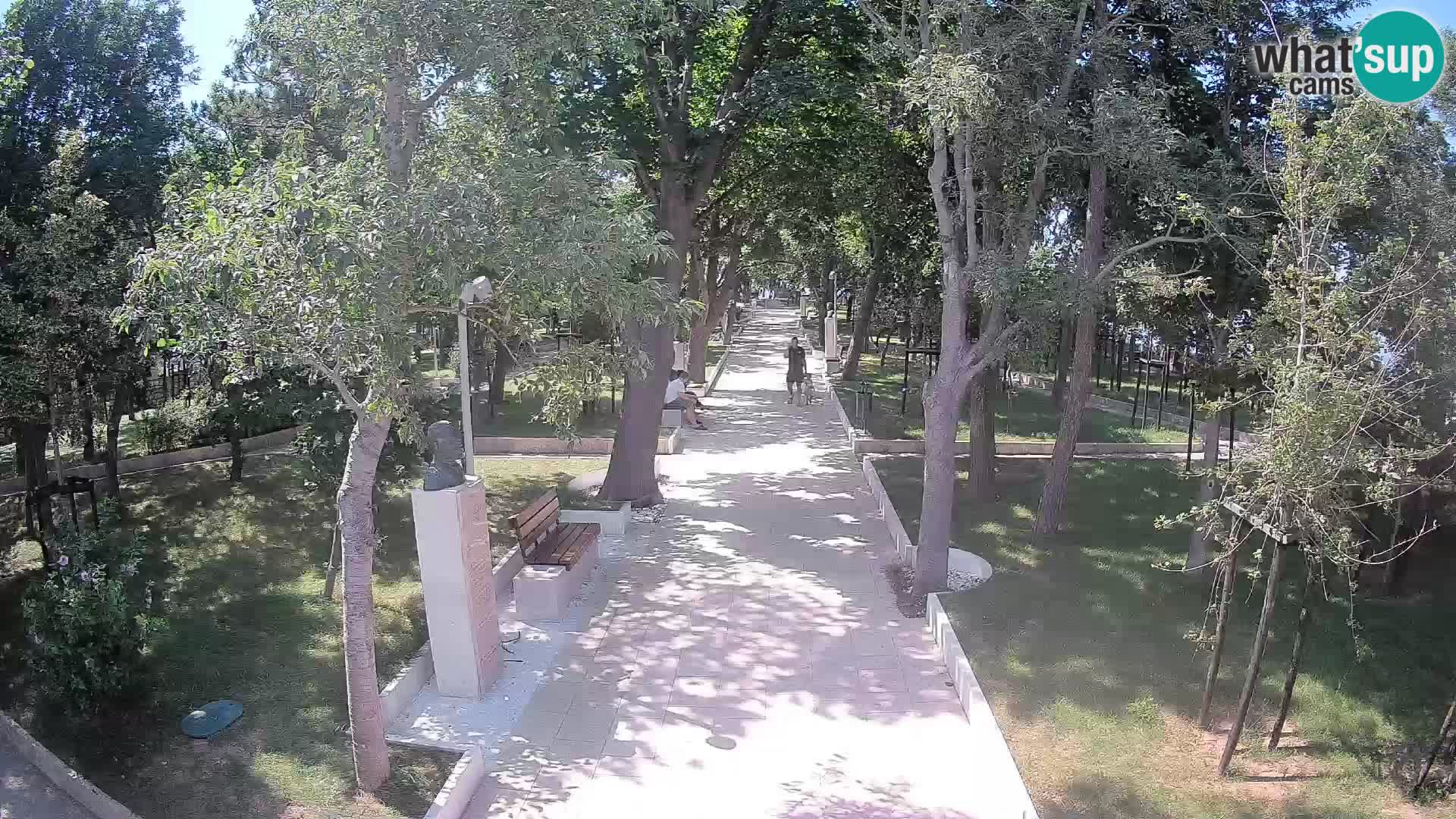 Writers’ Park Webcam Senj – Live by the Sea
