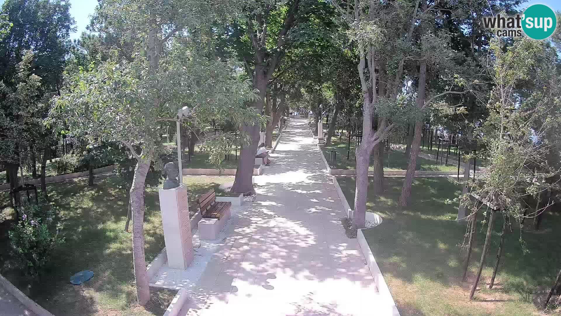 Writers’ Park Webcam Senj – Live by the Sea