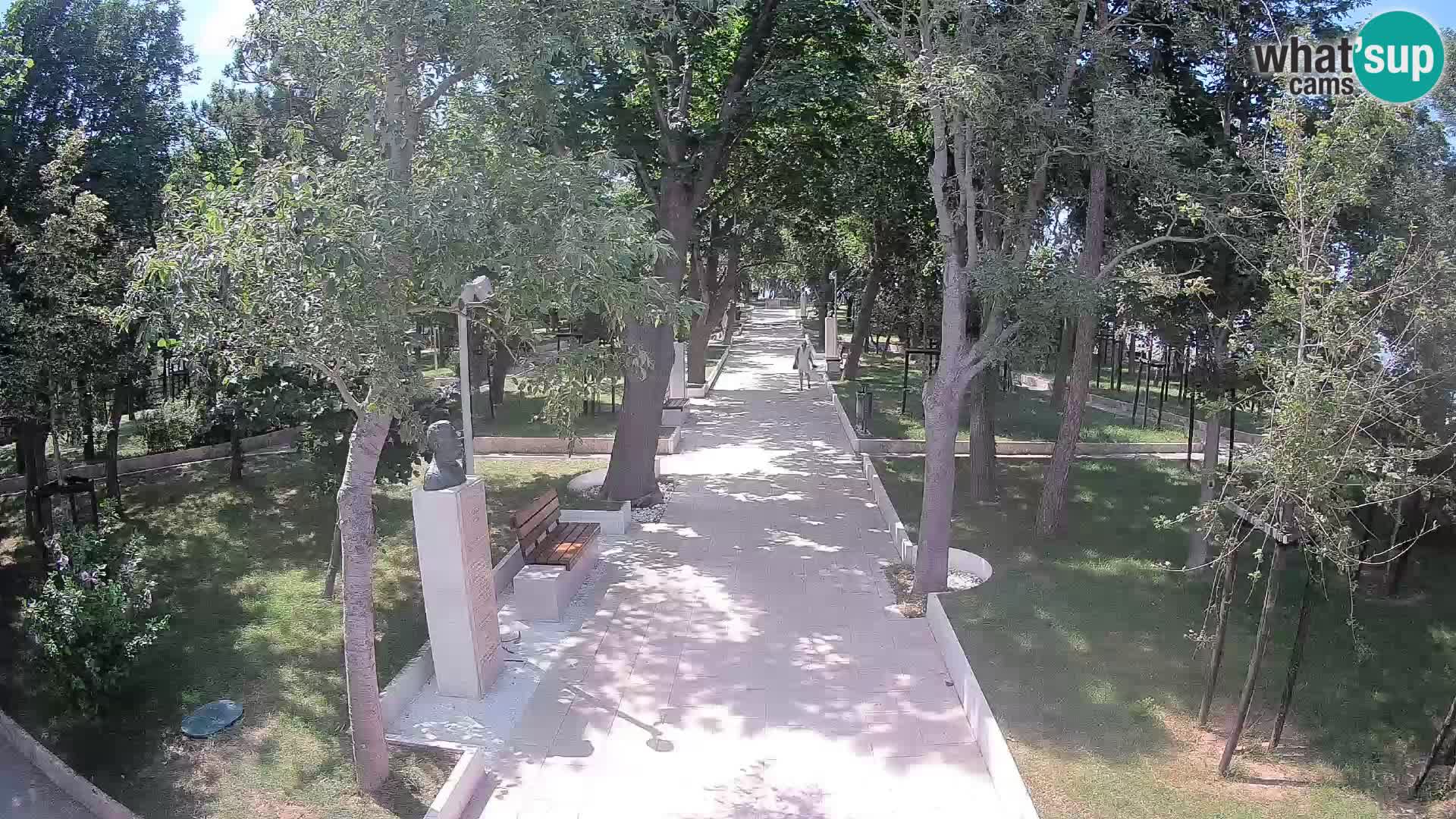 Webcam Schriftstellerpark Senj – Live am Meer