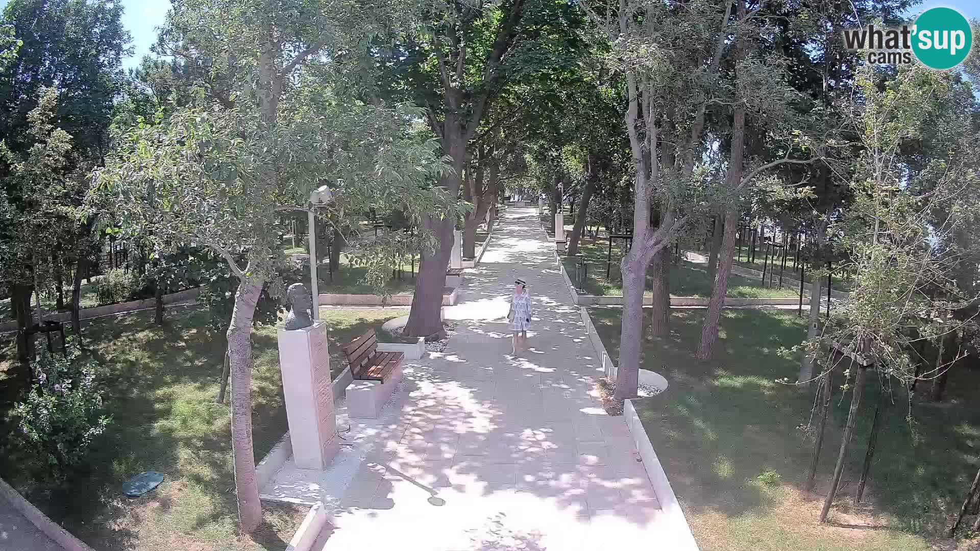 Writers’ Park Webcam Senj – Live by the Sea