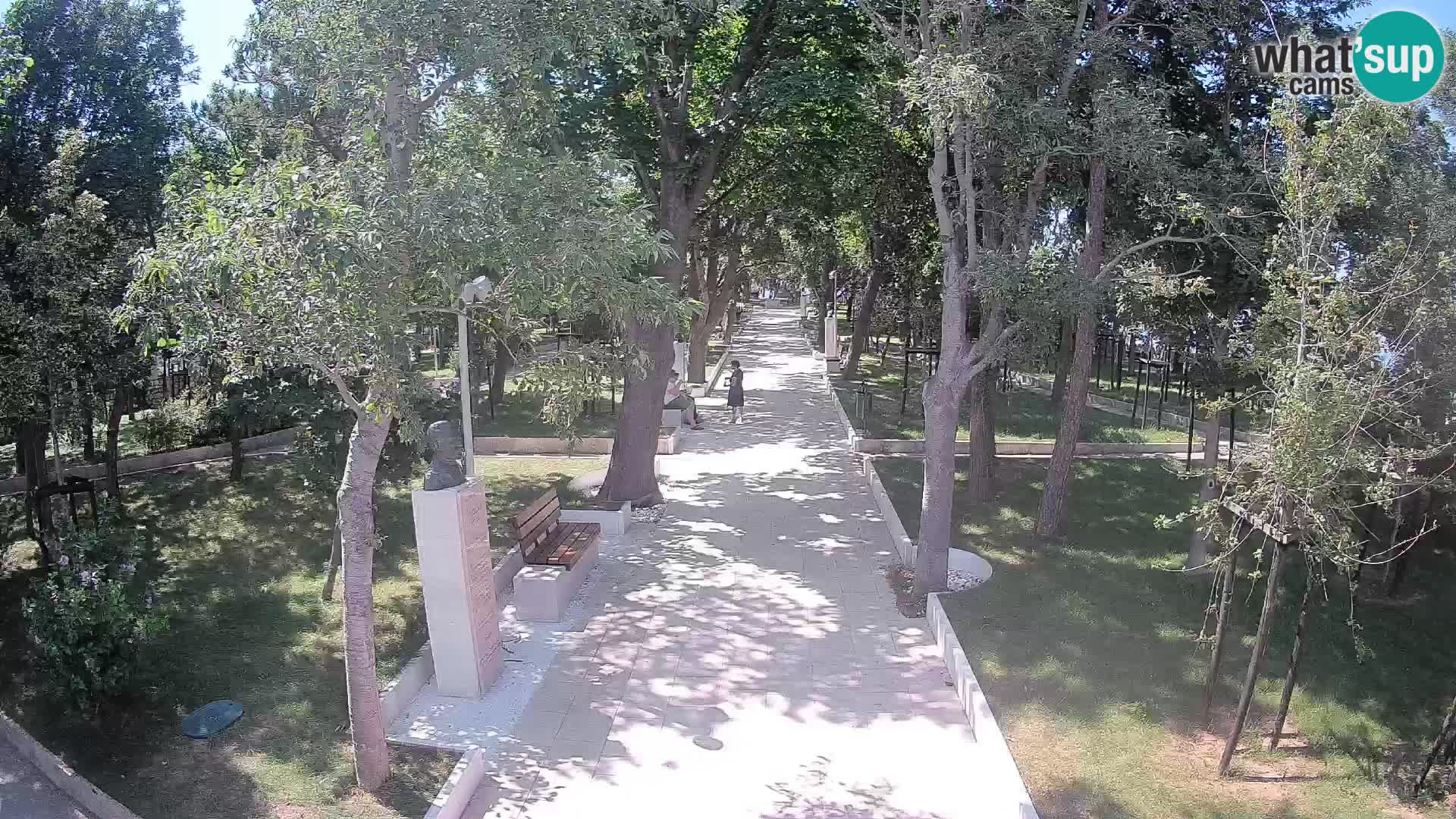 Webcam Schriftstellerpark Senj – Live am Meer