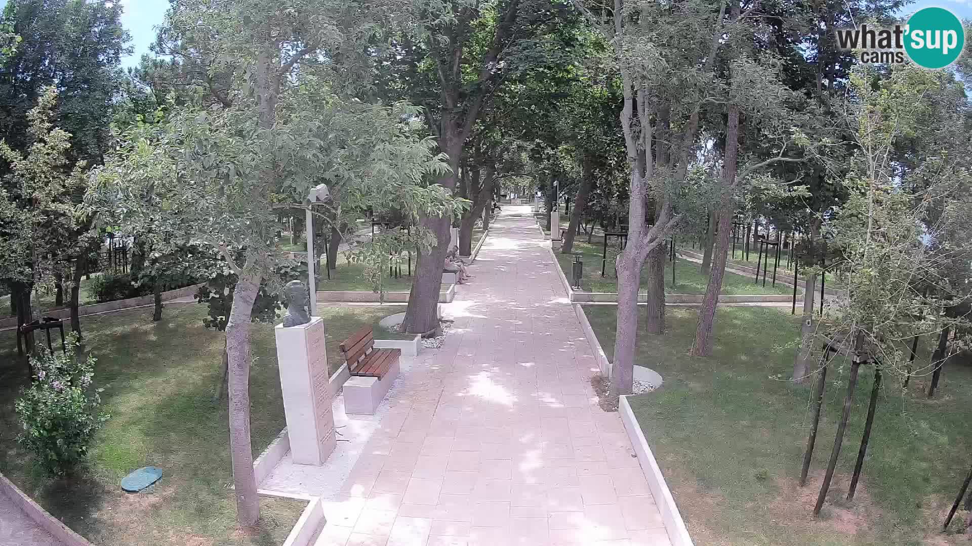 Writers’ Park Webcam Senj – Live by the Sea