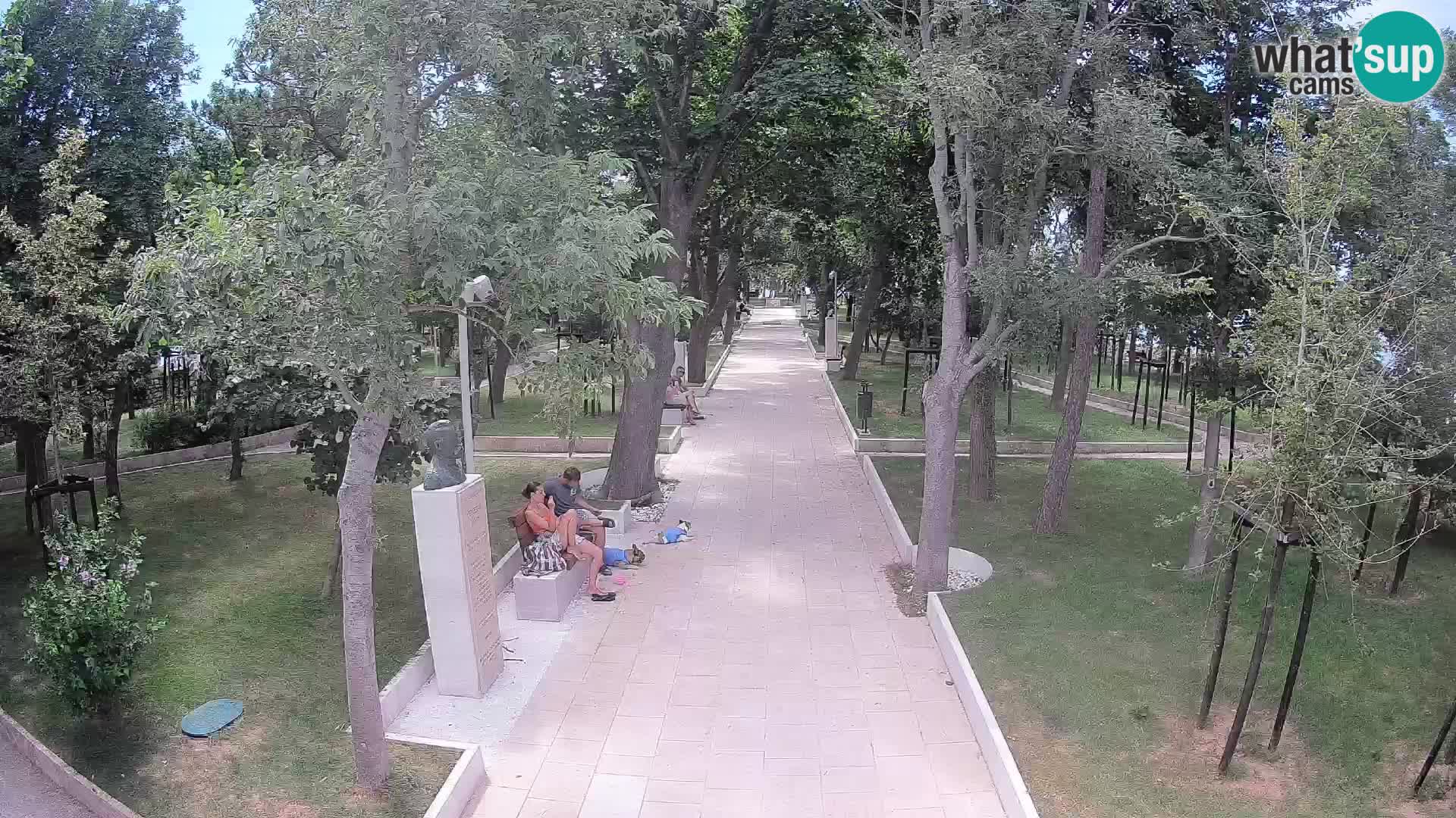 Webcam Schriftstellerpark Senj – Live am Meer