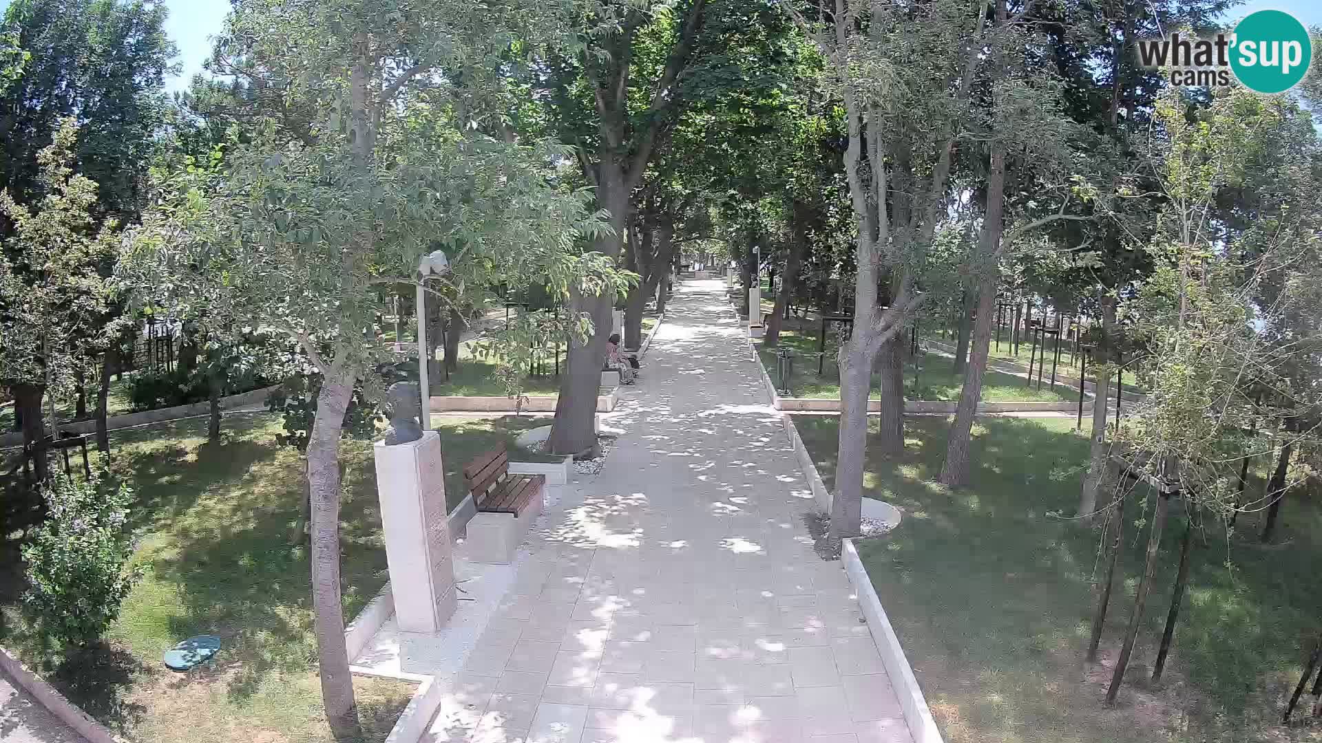 Writers’ Park Webcam Senj – Live by the Sea
