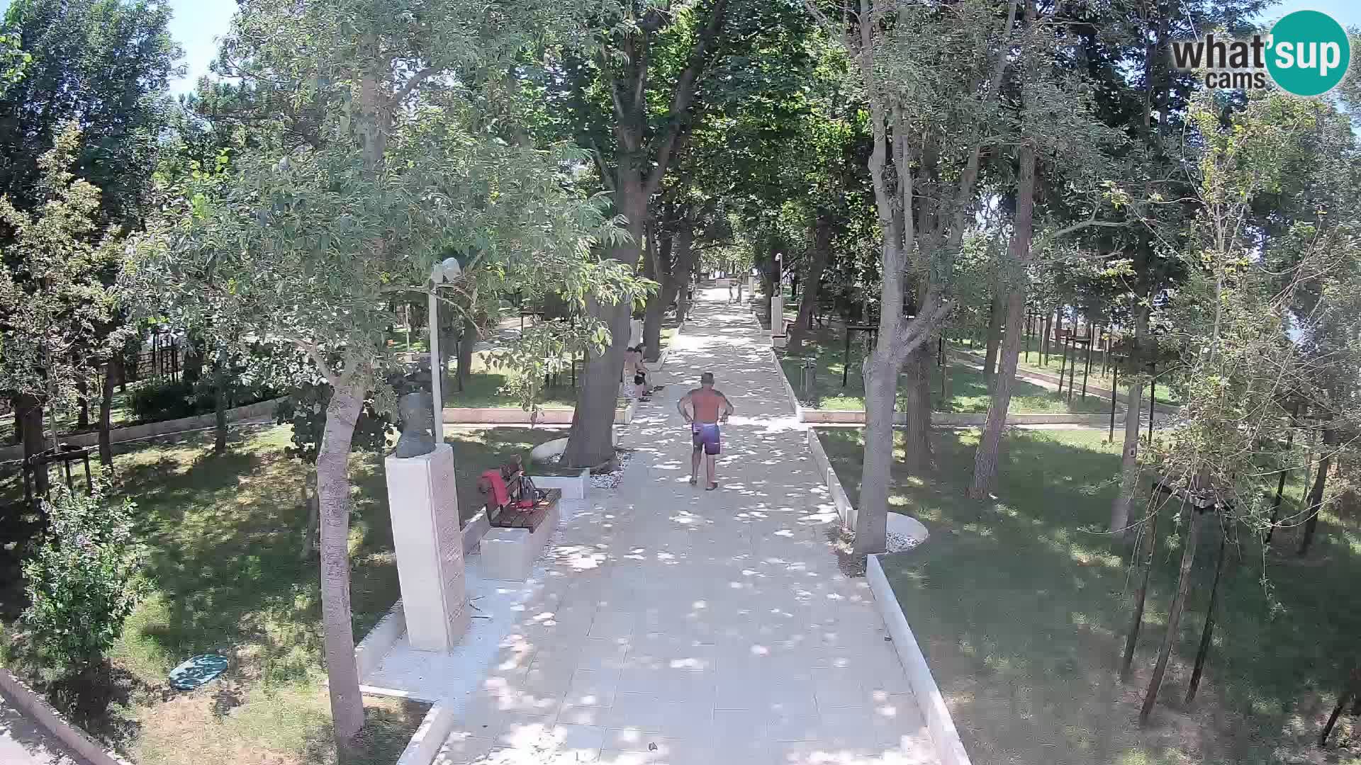 Writers’ Park Webcam Senj – Live by the Sea