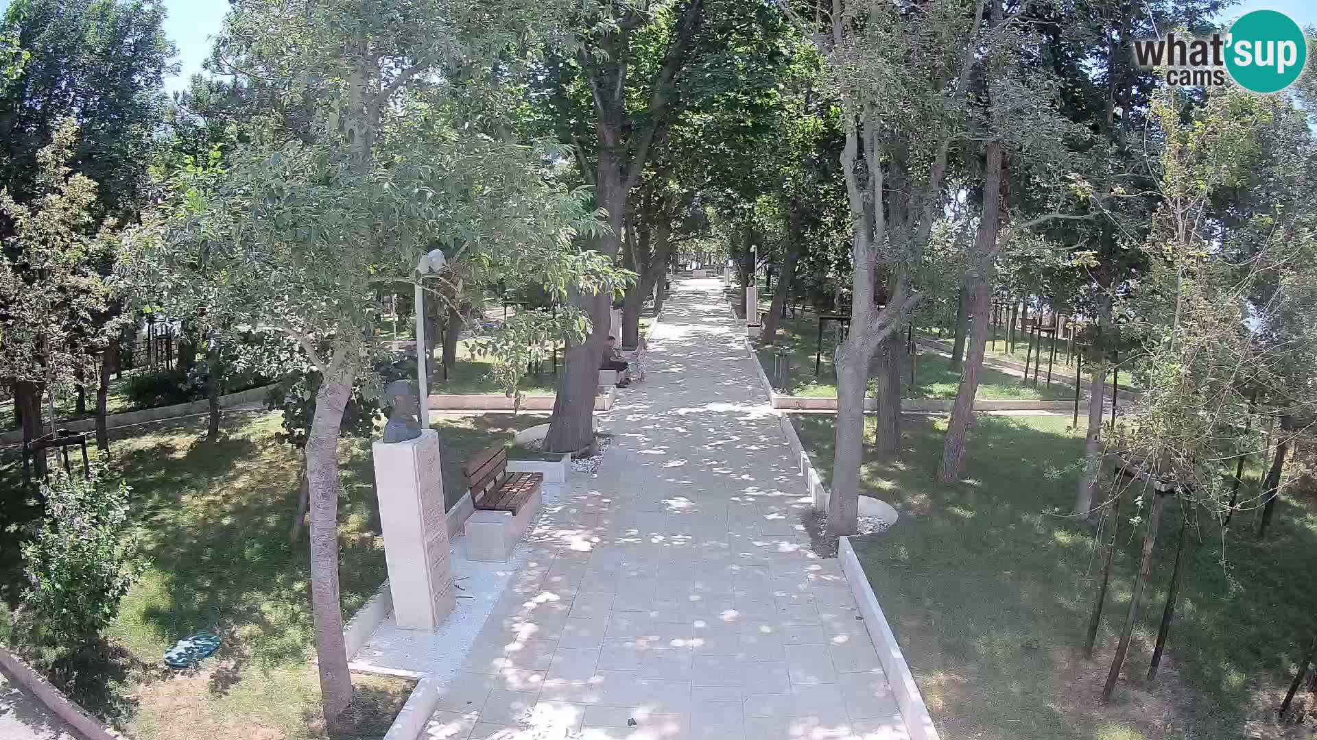 Webcam Schriftstellerpark Senj – Live am Meer