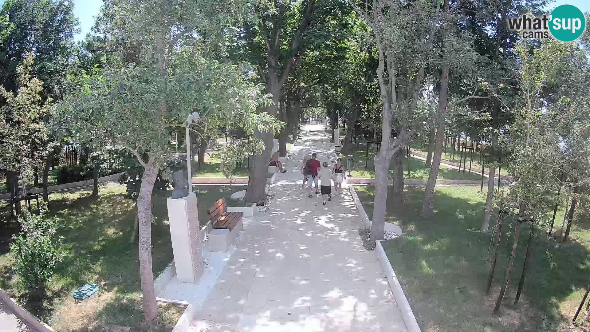 Writers’ Park Webcam Senj – Live by the Sea
