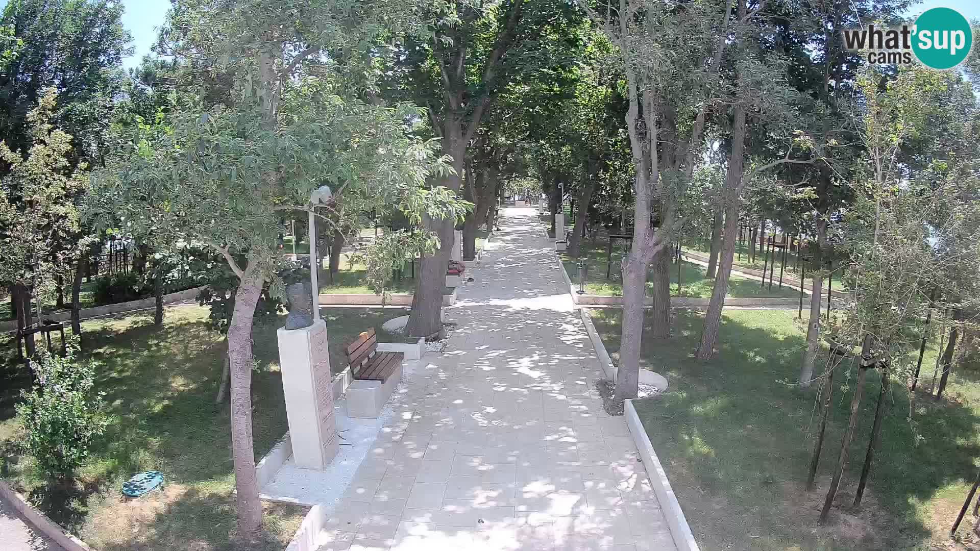 Writers’ Park Webcam Senj – Live by the Sea