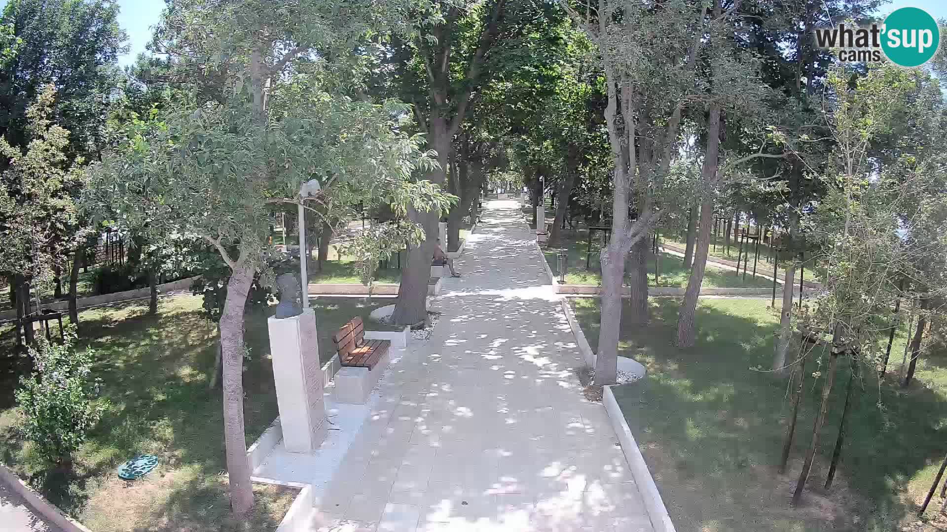 Webcam Schriftstellerpark Senj – Live am Meer