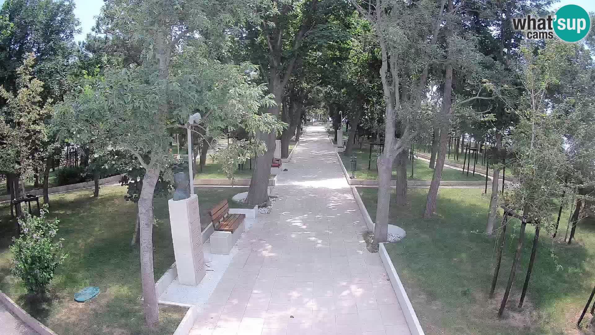Writers’ Park Webcam Senj – Live by the Sea