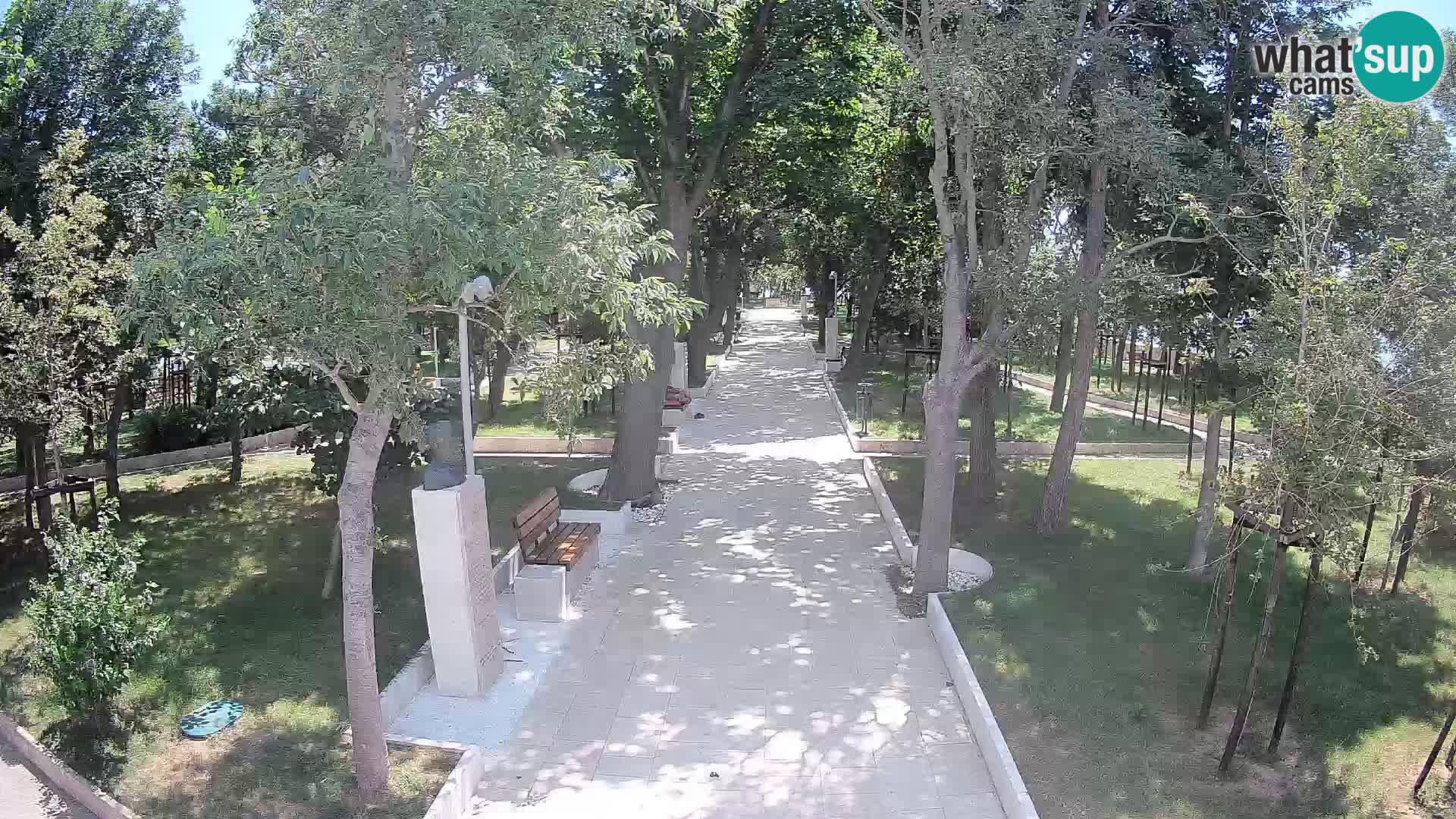 Writers’ Park Webcam Senj – Live by the Sea