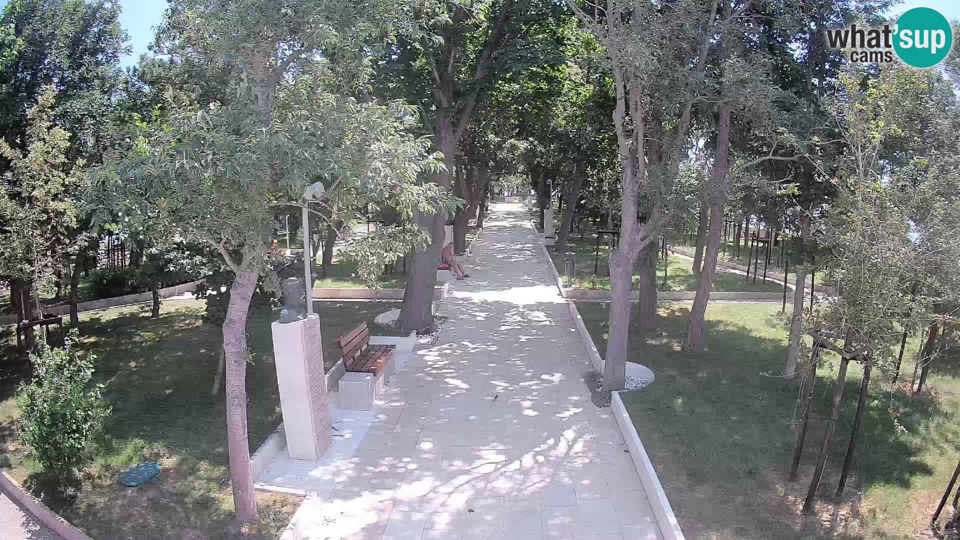 Writers’ Park Webcam Senj – Live by the Sea