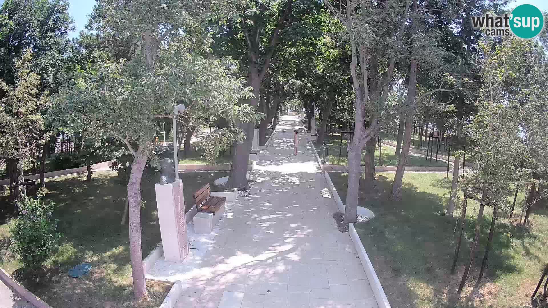 Writers’ Park Webcam Senj – Live by the Sea
