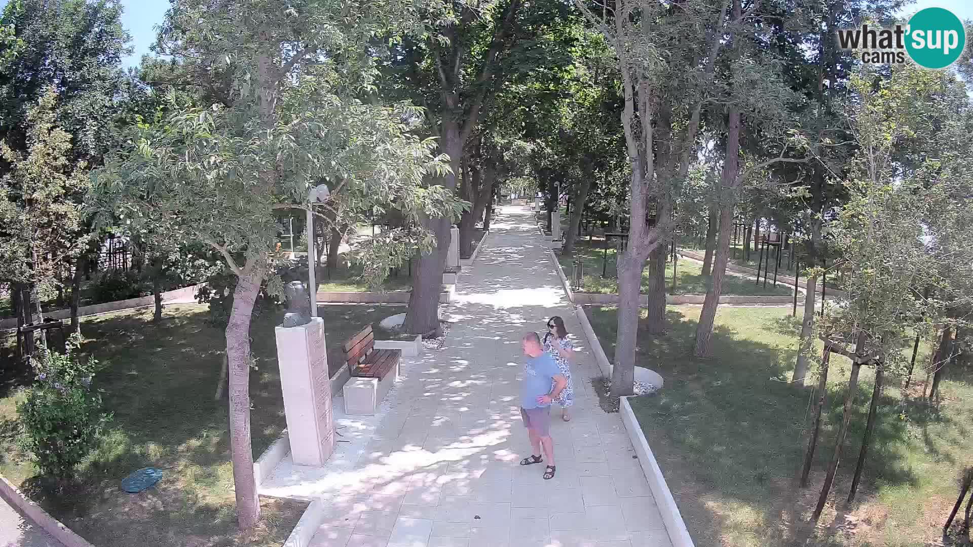 Webcam Schriftstellerpark Senj – Live am Meer