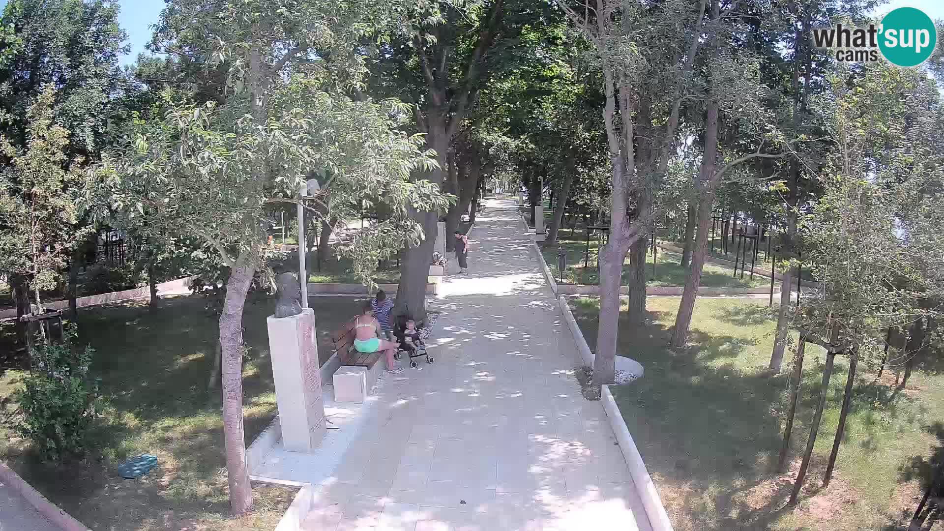 Webcam Schriftstellerpark Senj – Live am Meer