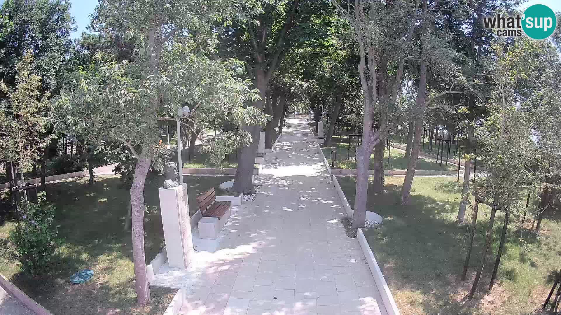 Writers’ Park Webcam Senj – Live by the Sea