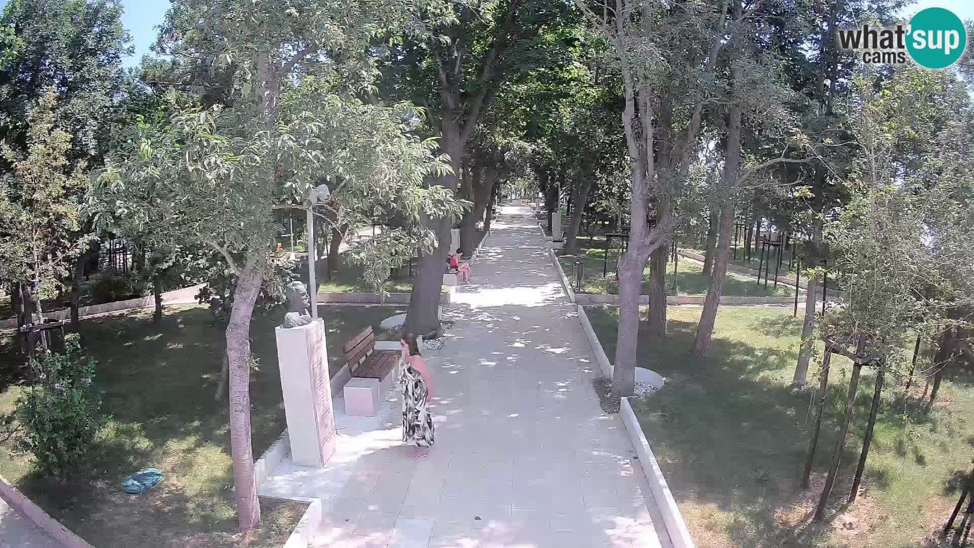 Writers’ Park Webcam Senj – Live by the Sea