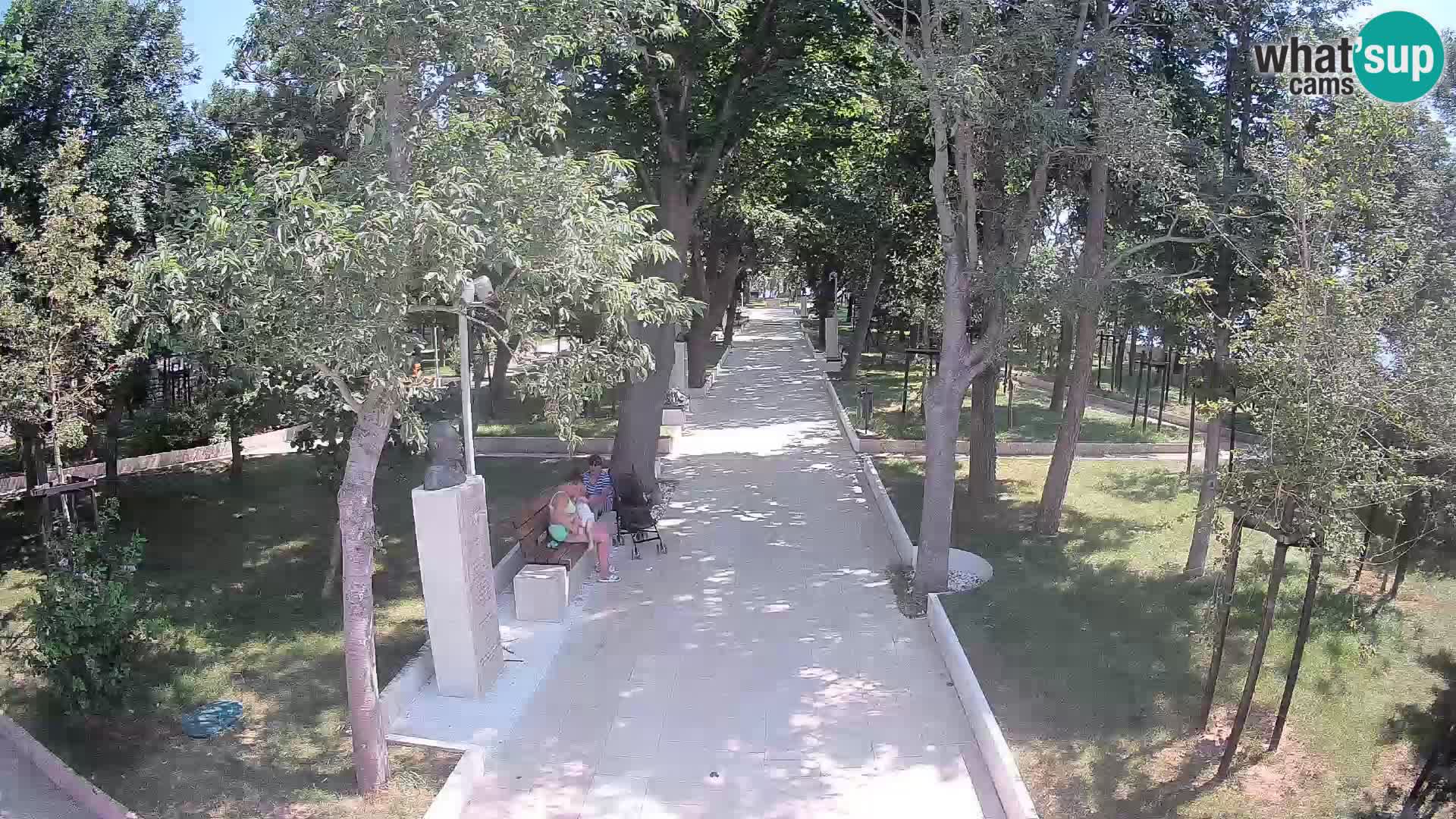 Webcam Schriftstellerpark Senj – Live am Meer