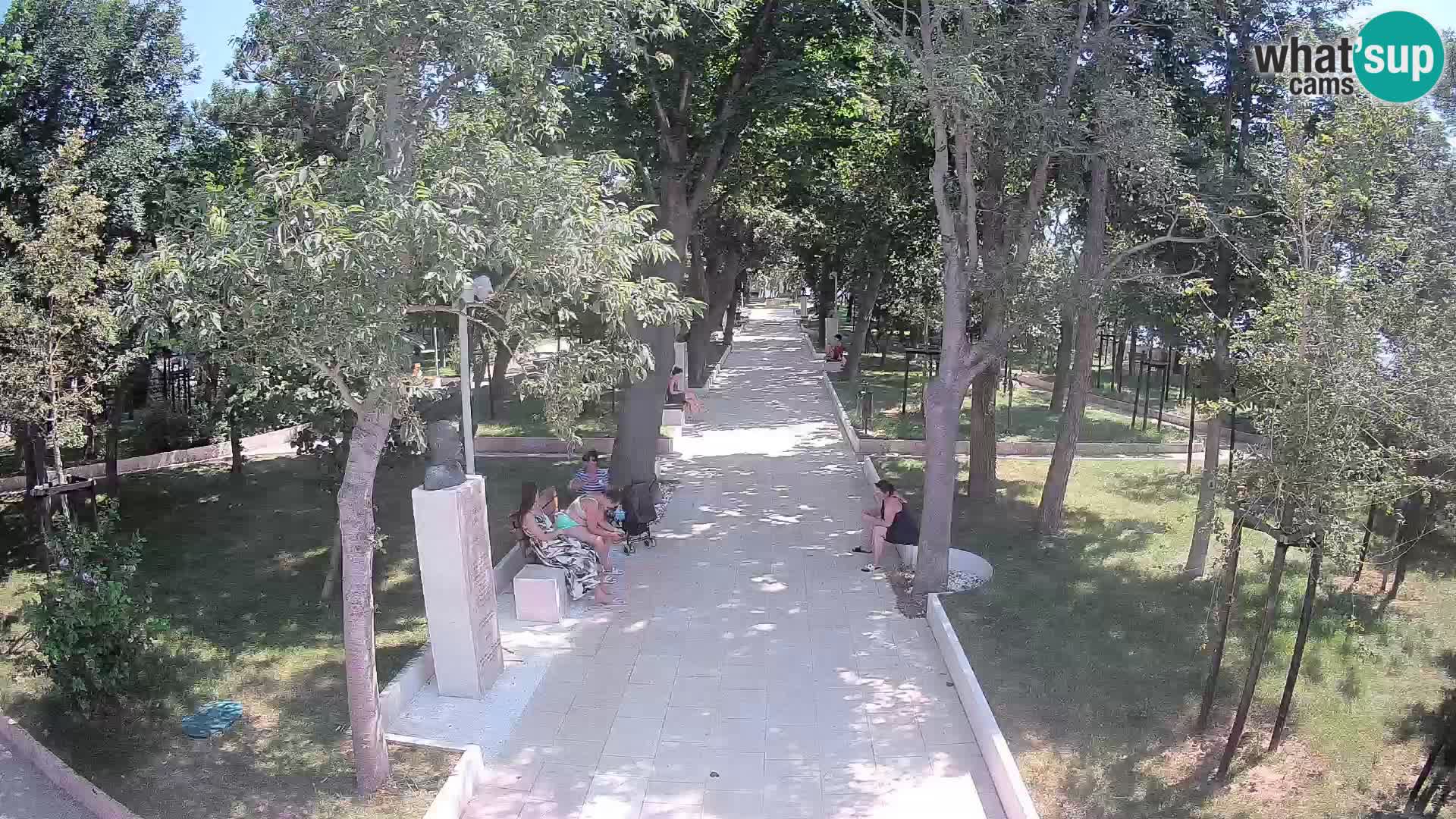 Webcam Schriftstellerpark Senj – Live am Meer