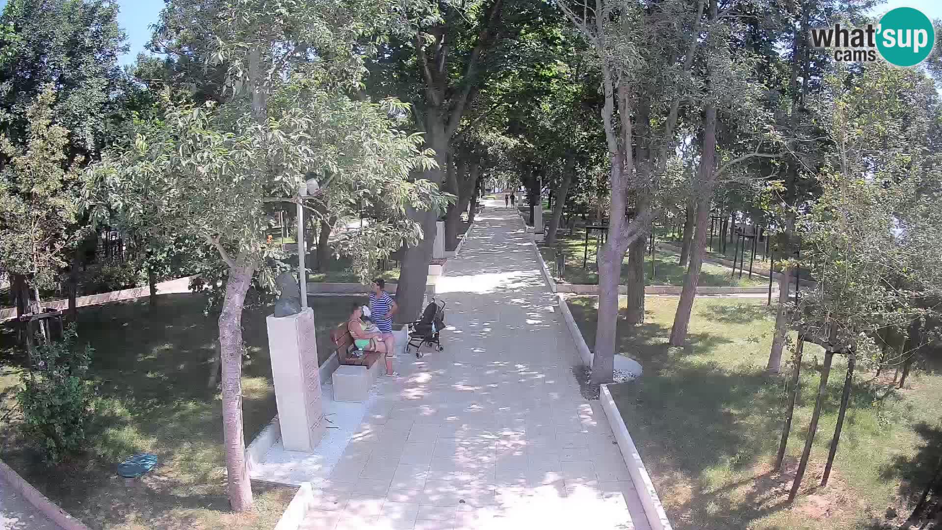 Writers’ Park Webcam Senj – Live by the Sea