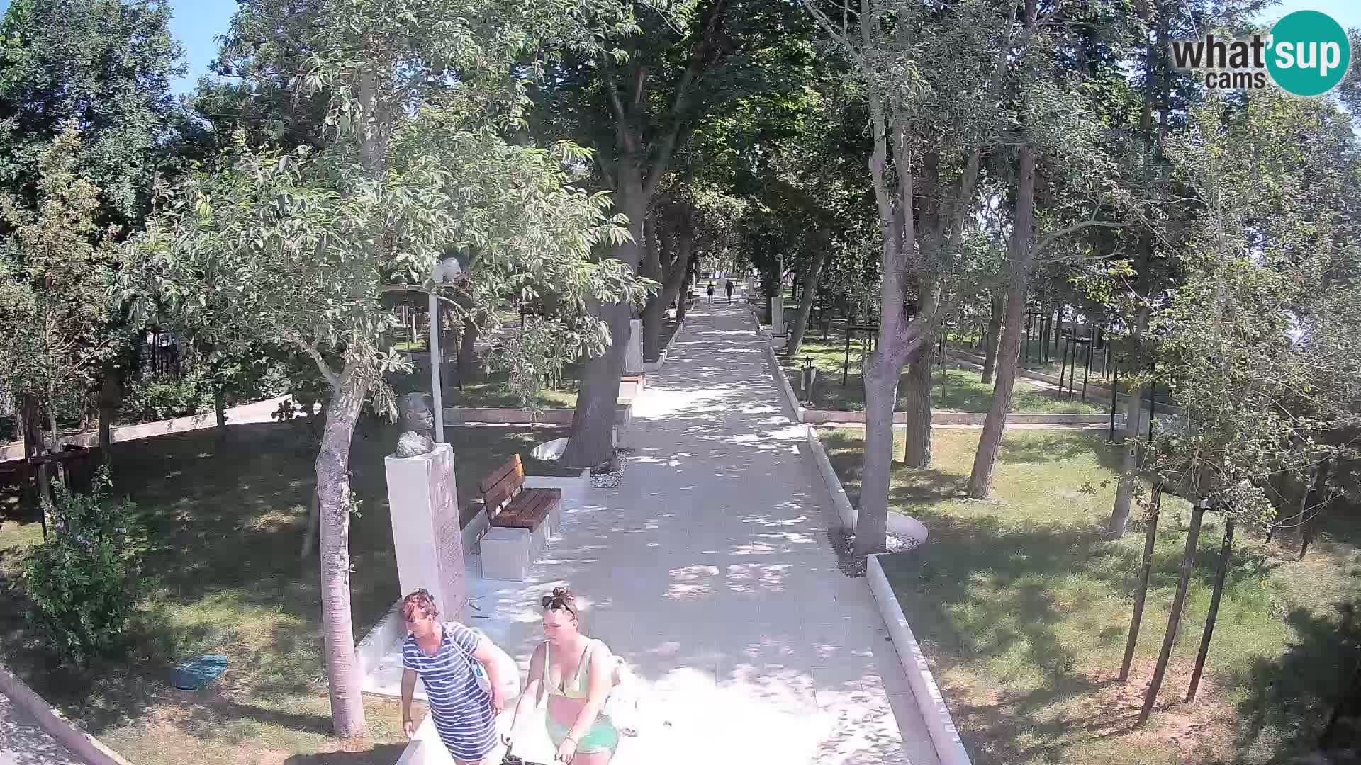 Writers’ Park Webcam Senj – Live by the Sea