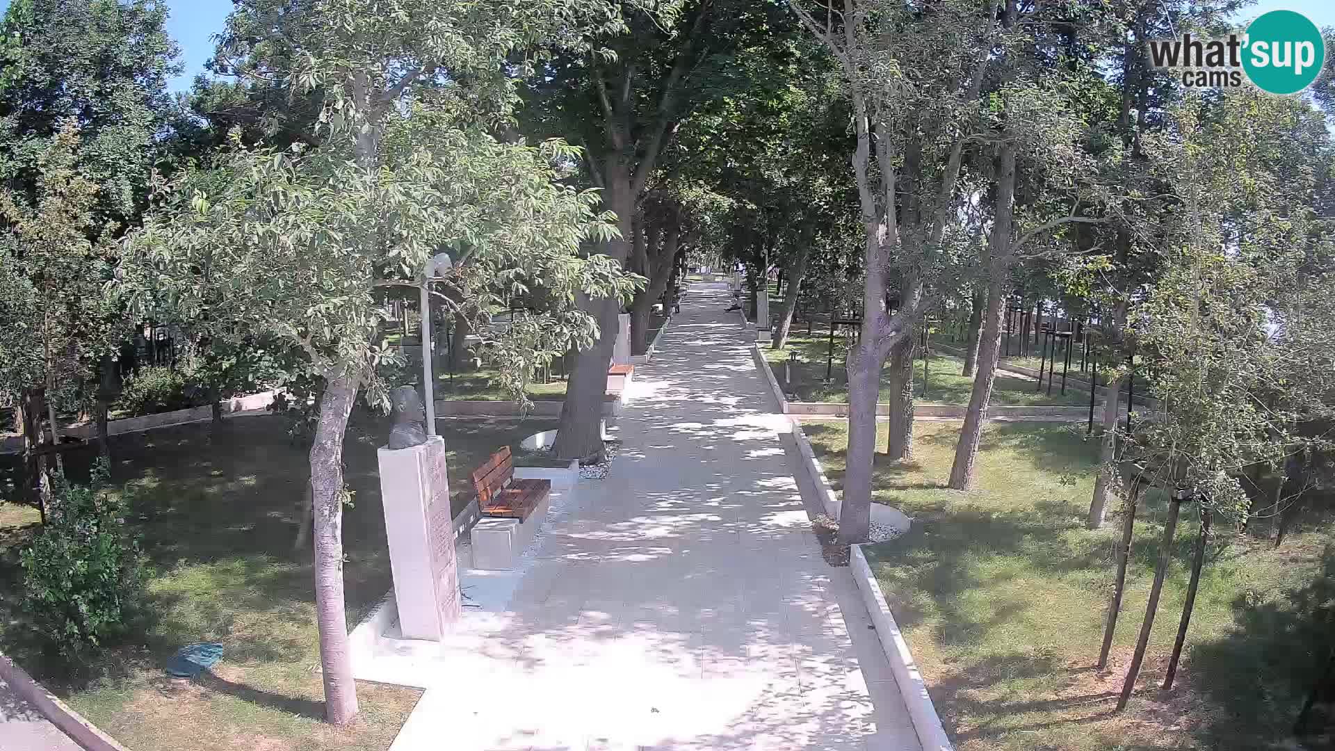 Writers’ Park Webcam Senj – Live by the Sea