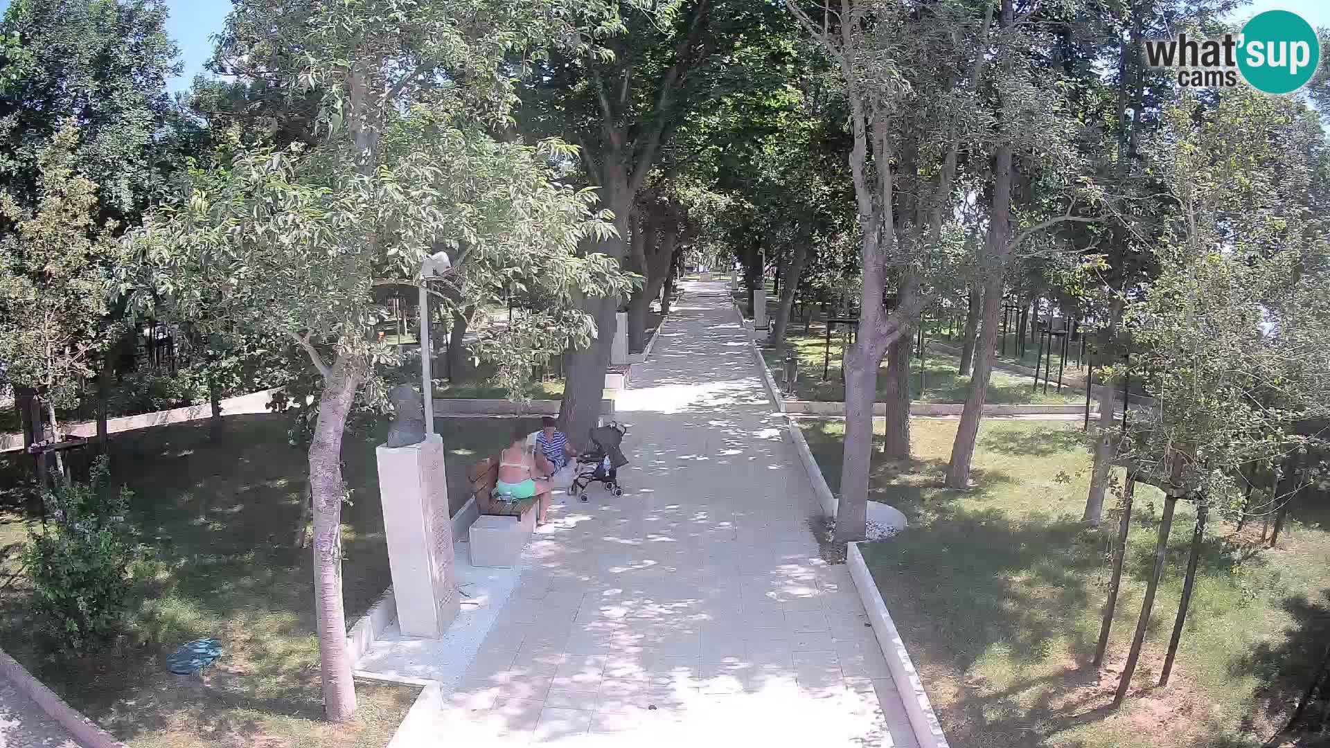 Writers’ Park Webcam Senj – Live by the Sea