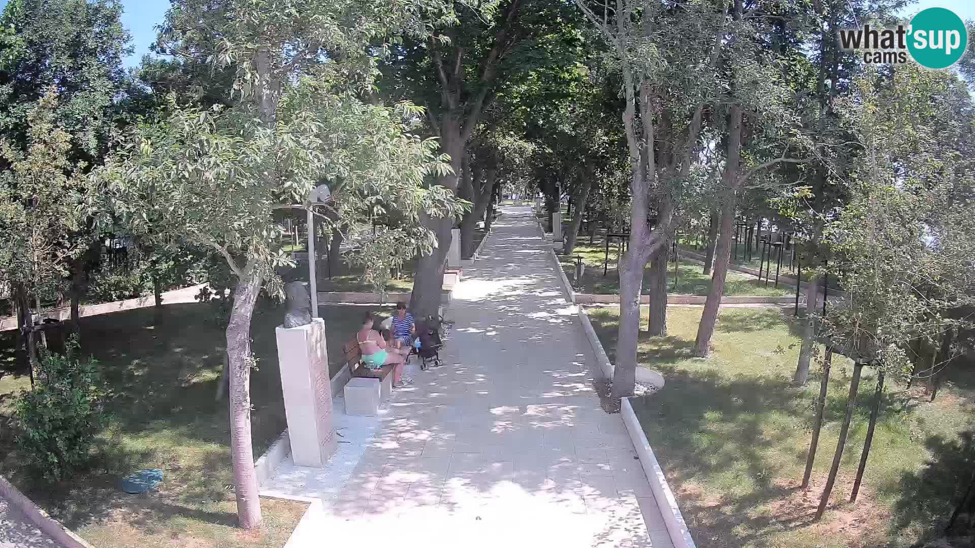Writers’ Park Webcam Senj – Live by the Sea