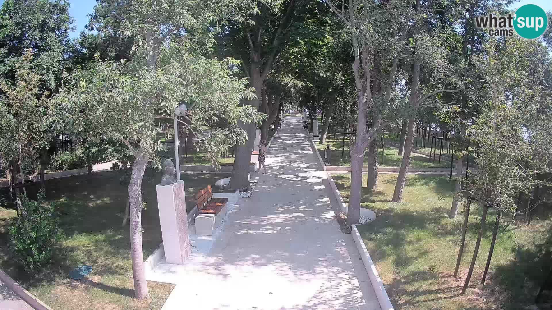 Webcam Schriftstellerpark Senj – Live am Meer