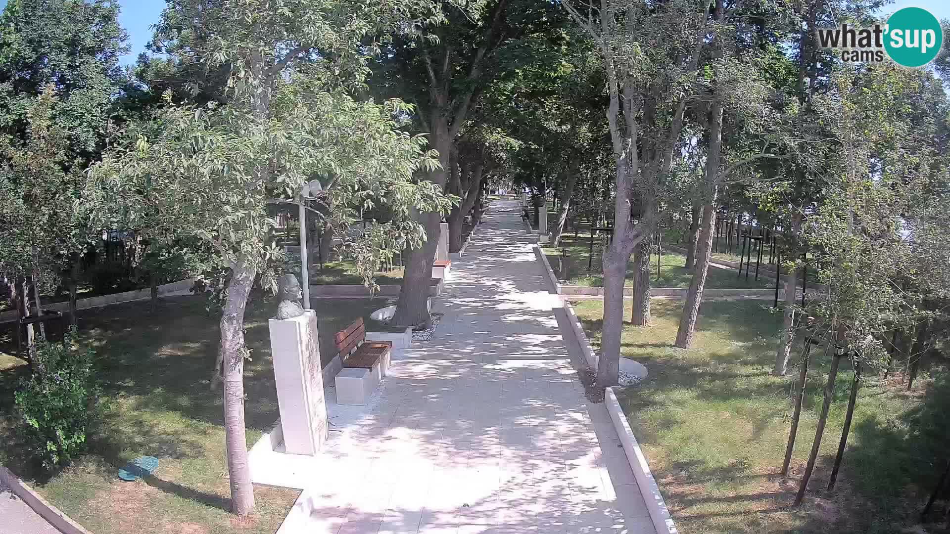 Writers’ Park Webcam Senj – Live by the Sea