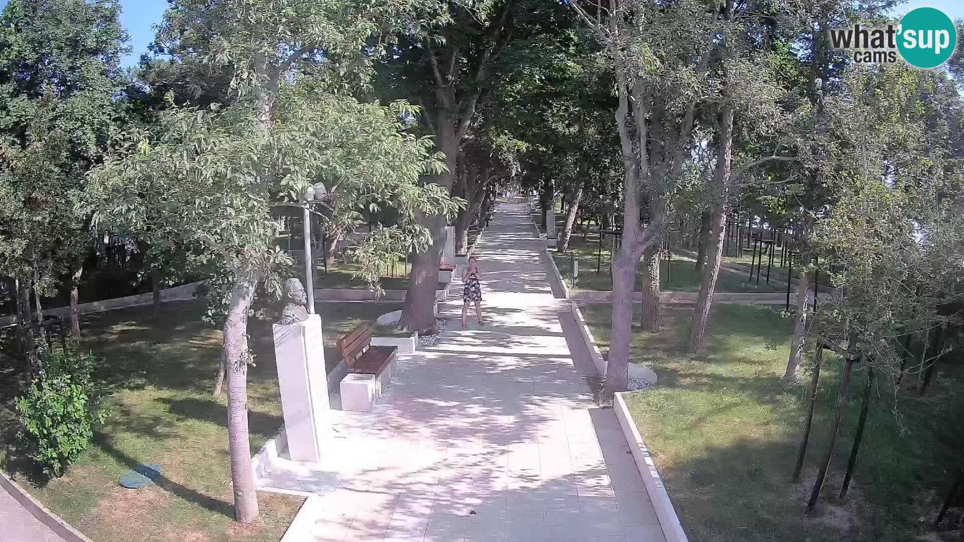 Writers’ Park Webcam Senj – Live by the Sea