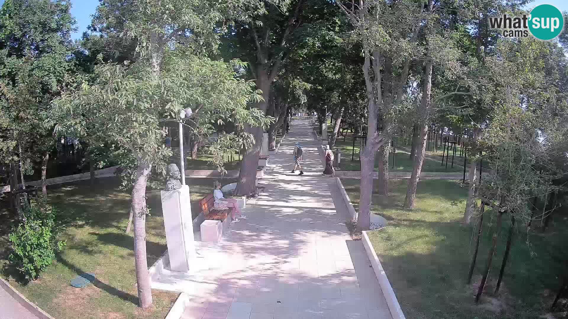Writers’ Park Webcam Senj – Live by the Sea