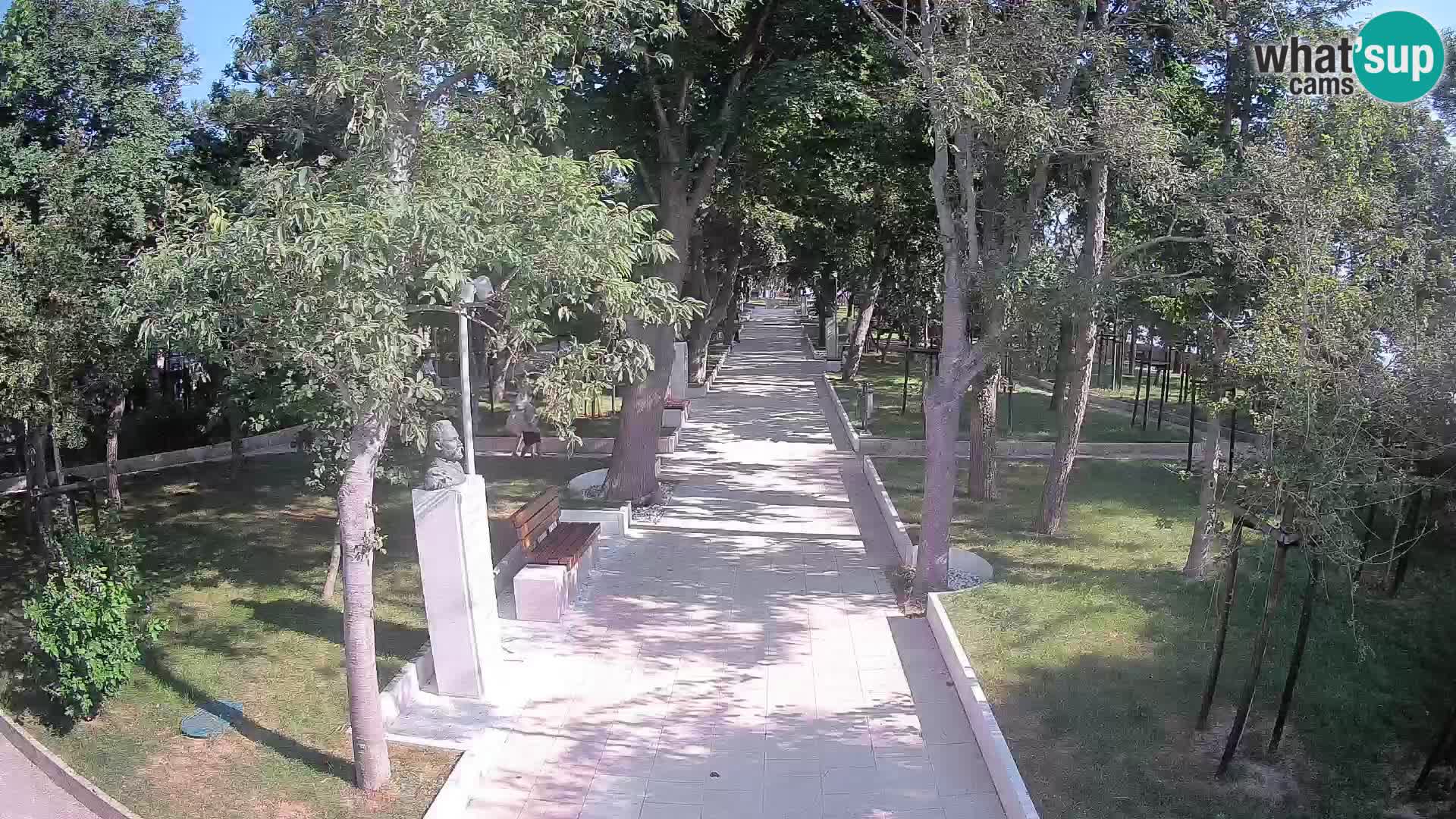 Writers’ Park Webcam Senj – Live by the Sea