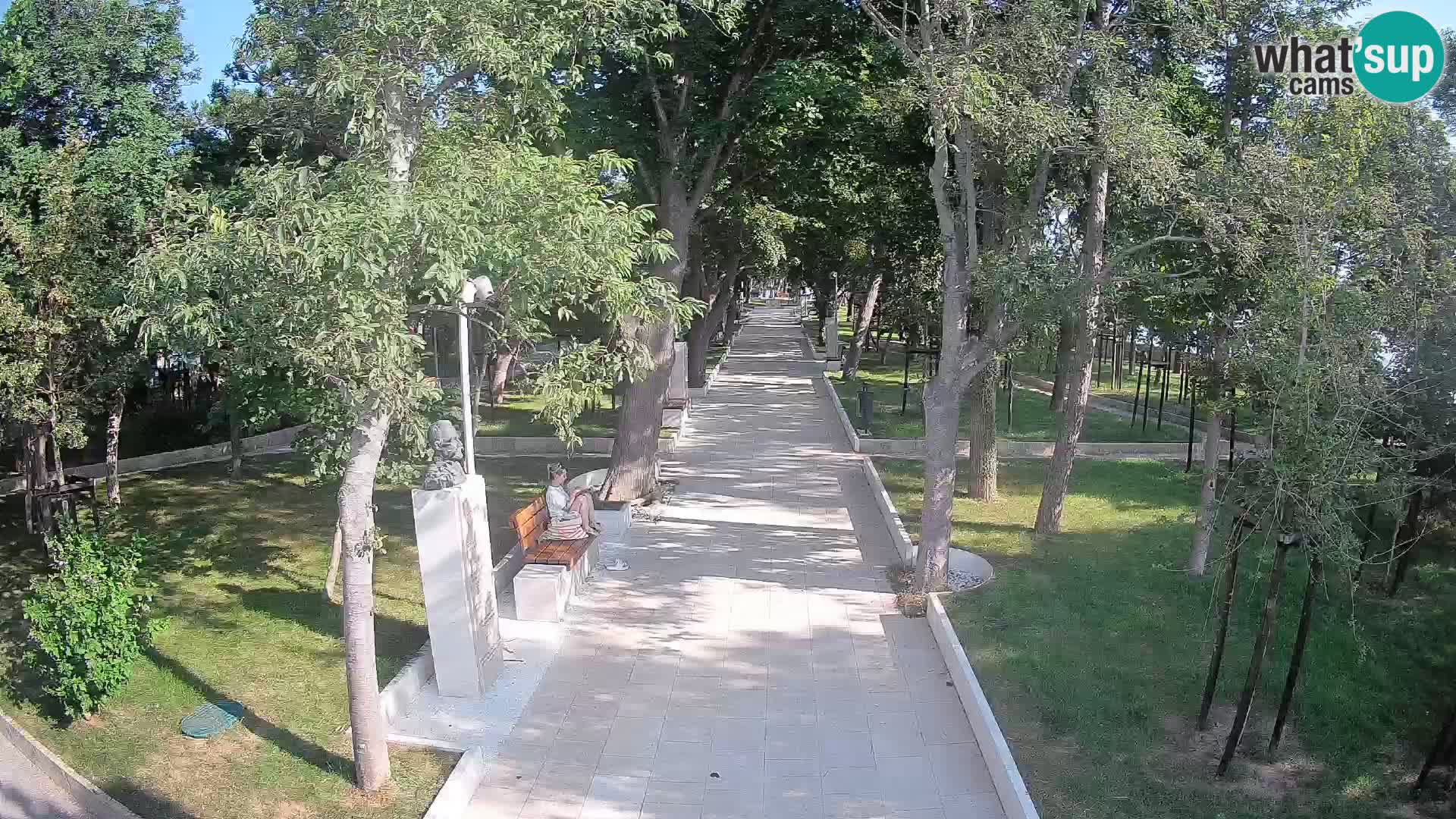 Writers’ Park Webcam Senj – Live by the Sea