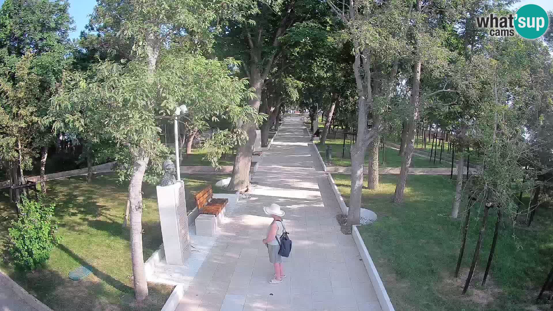 Writers’ Park Webcam Senj – Live by the Sea