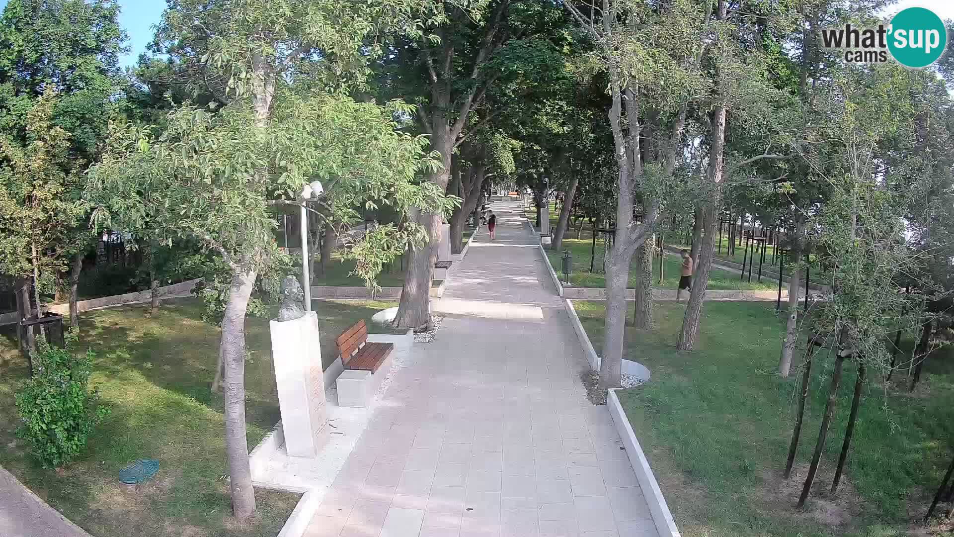Writers’ Park Webcam Senj – Live by the Sea