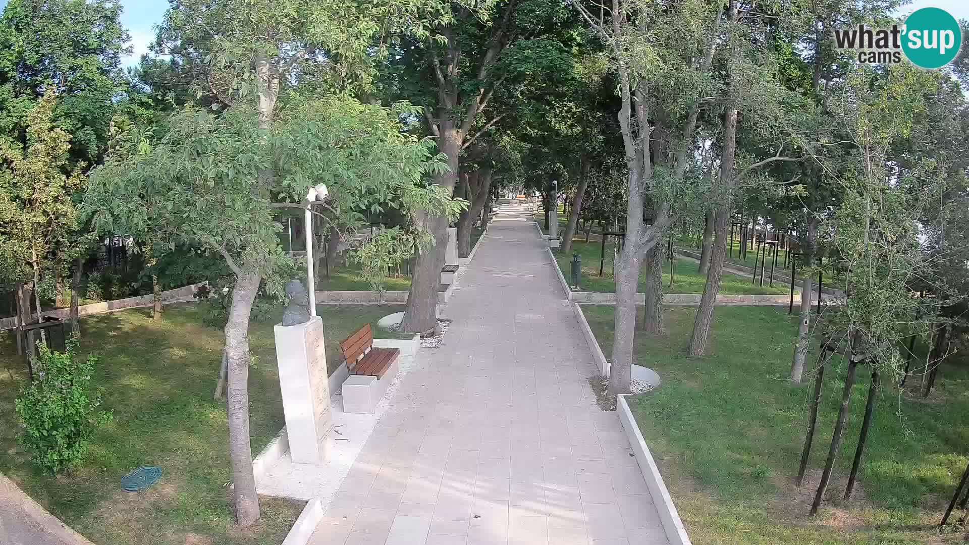 Writers’ Park Webcam Senj – Live by the Sea