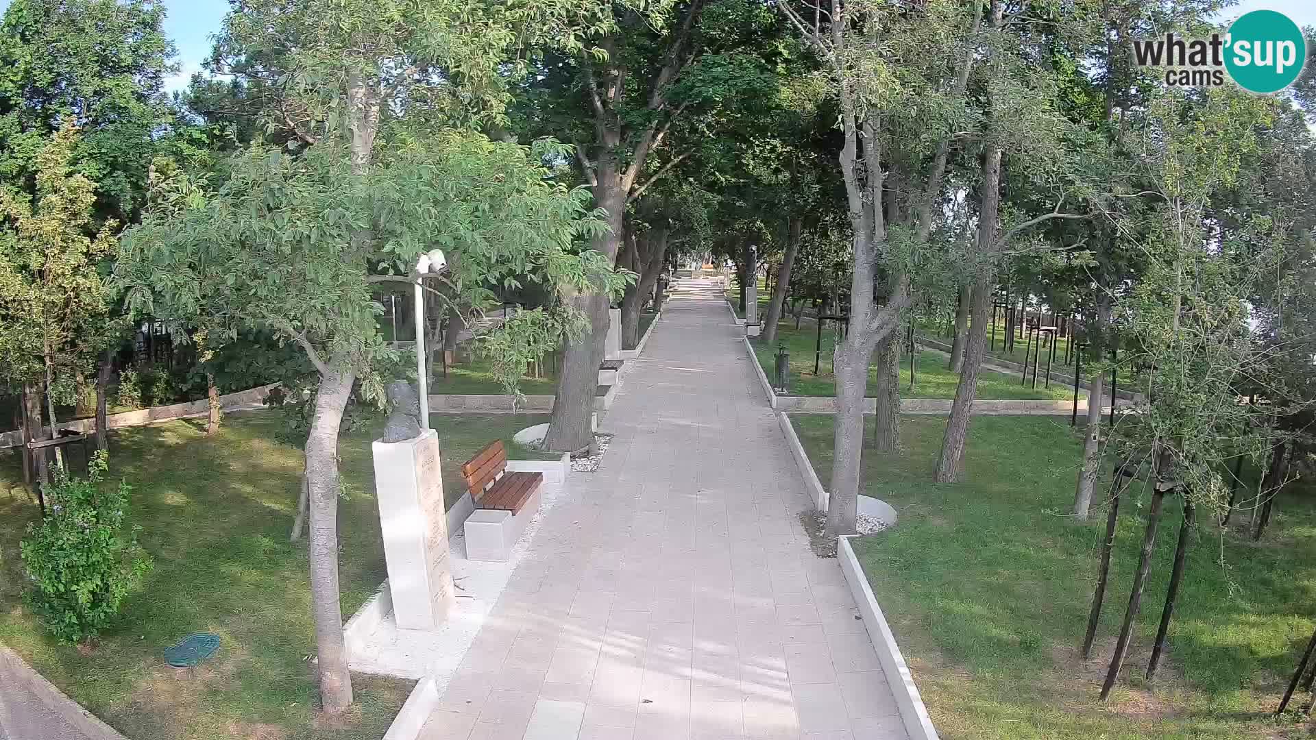 Writers’ Park Webcam Senj – Live by the Sea