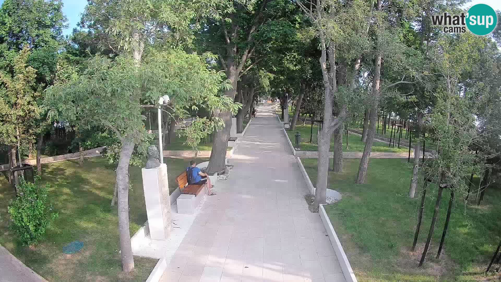 Writers’ Park Webcam Senj – Live by the Sea