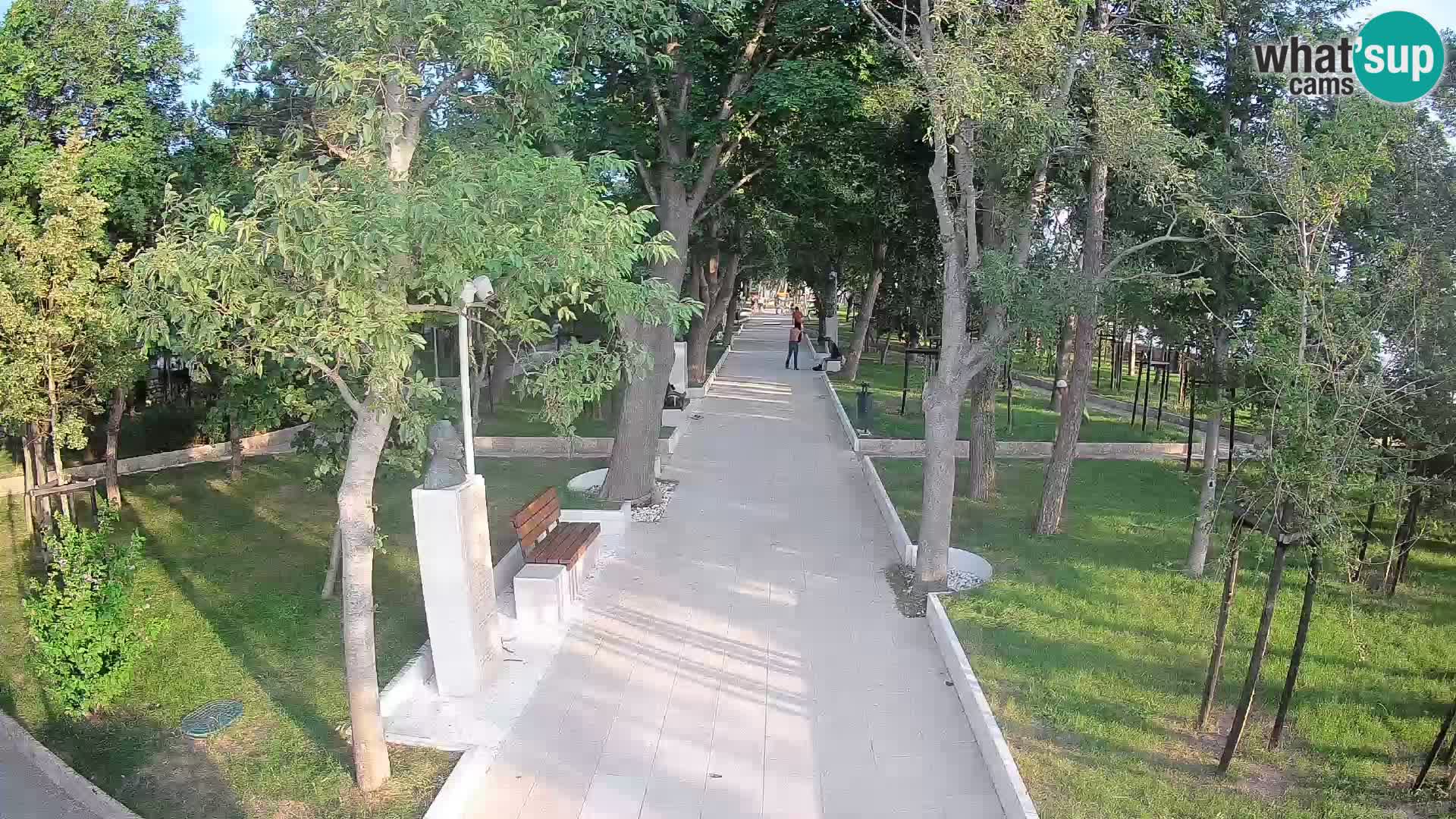 Webcam Schriftstellerpark Senj – Live am Meer