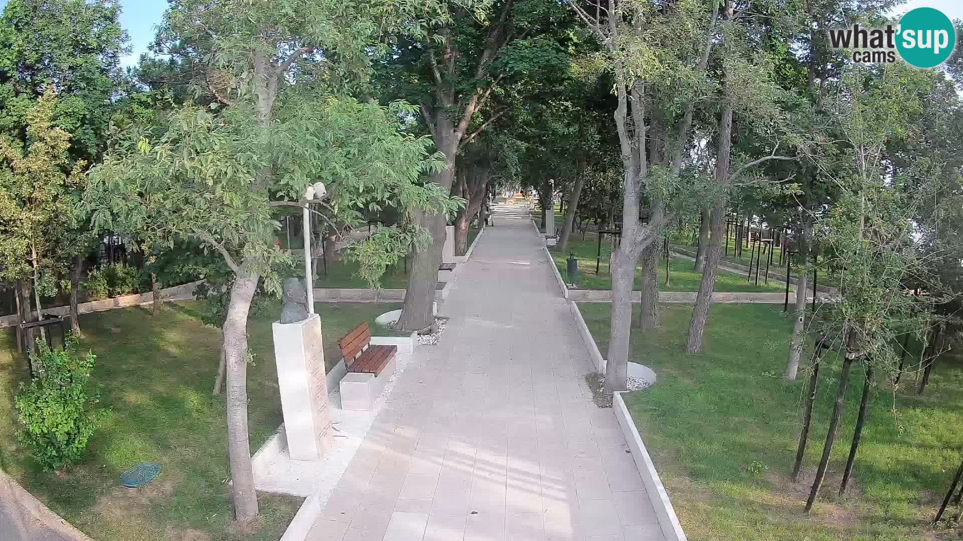 Writers’ Park Webcam Senj – Live by the Sea