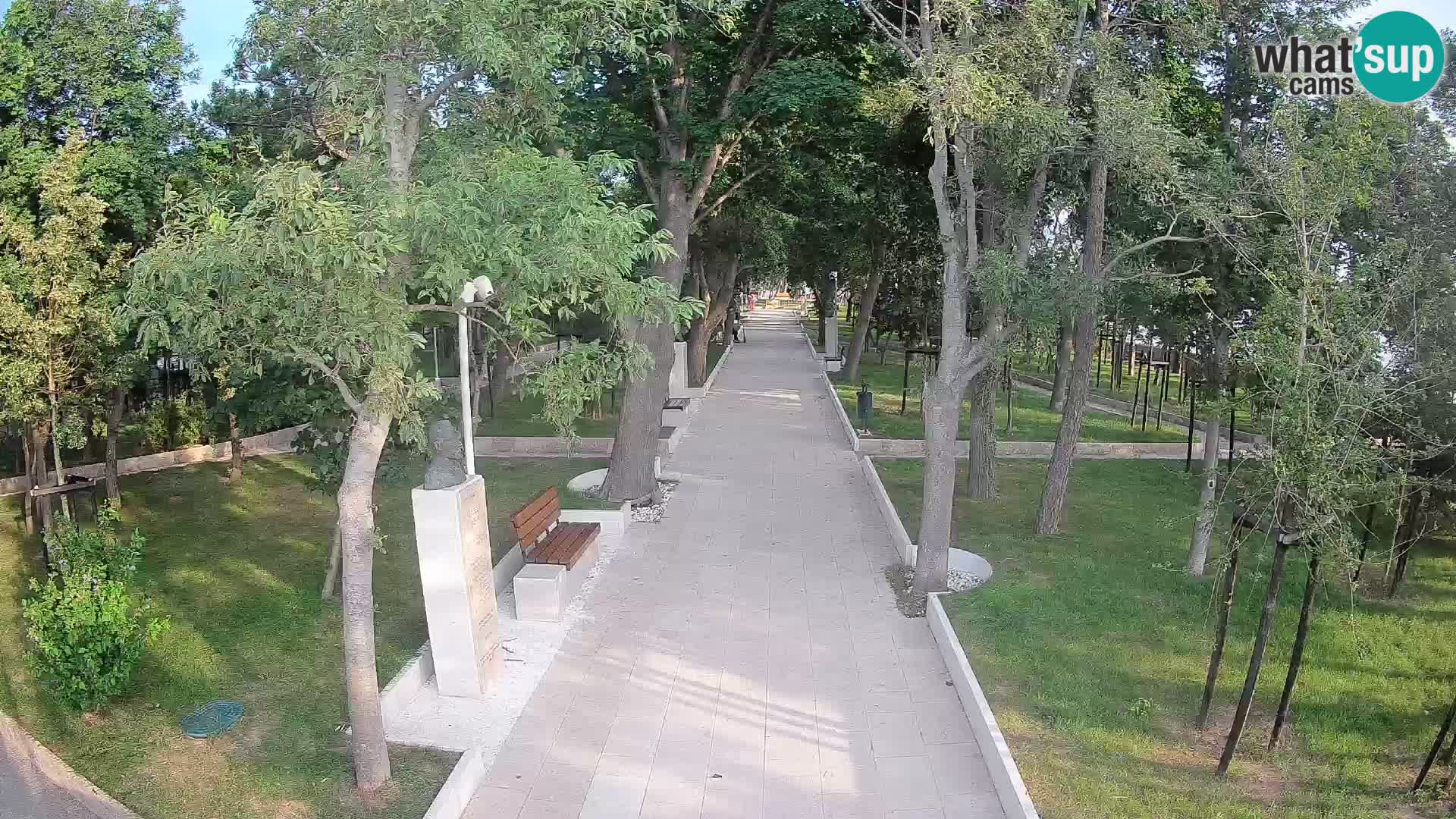 Writers’ Park Webcam Senj – Live by the Sea