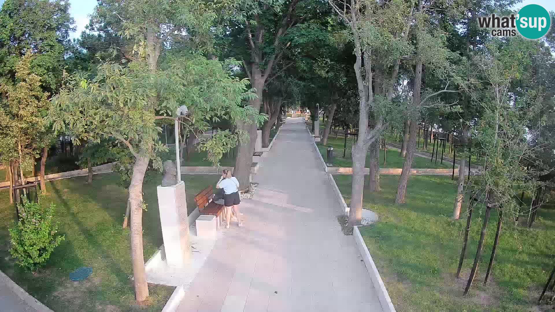 Writers’ Park Webcam Senj – Live by the Sea
