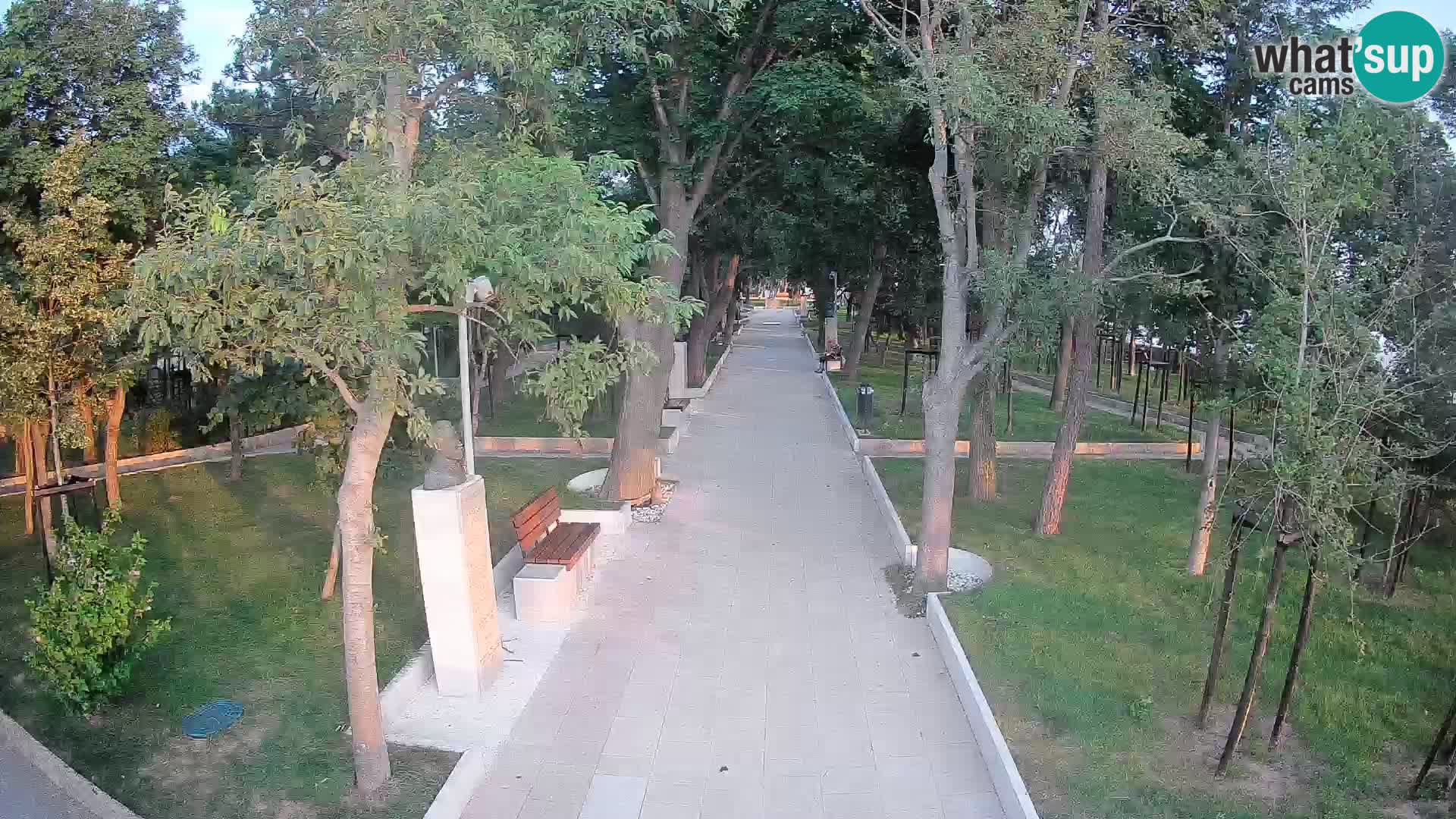 Writers’ Park Webcam Senj – Live by the Sea